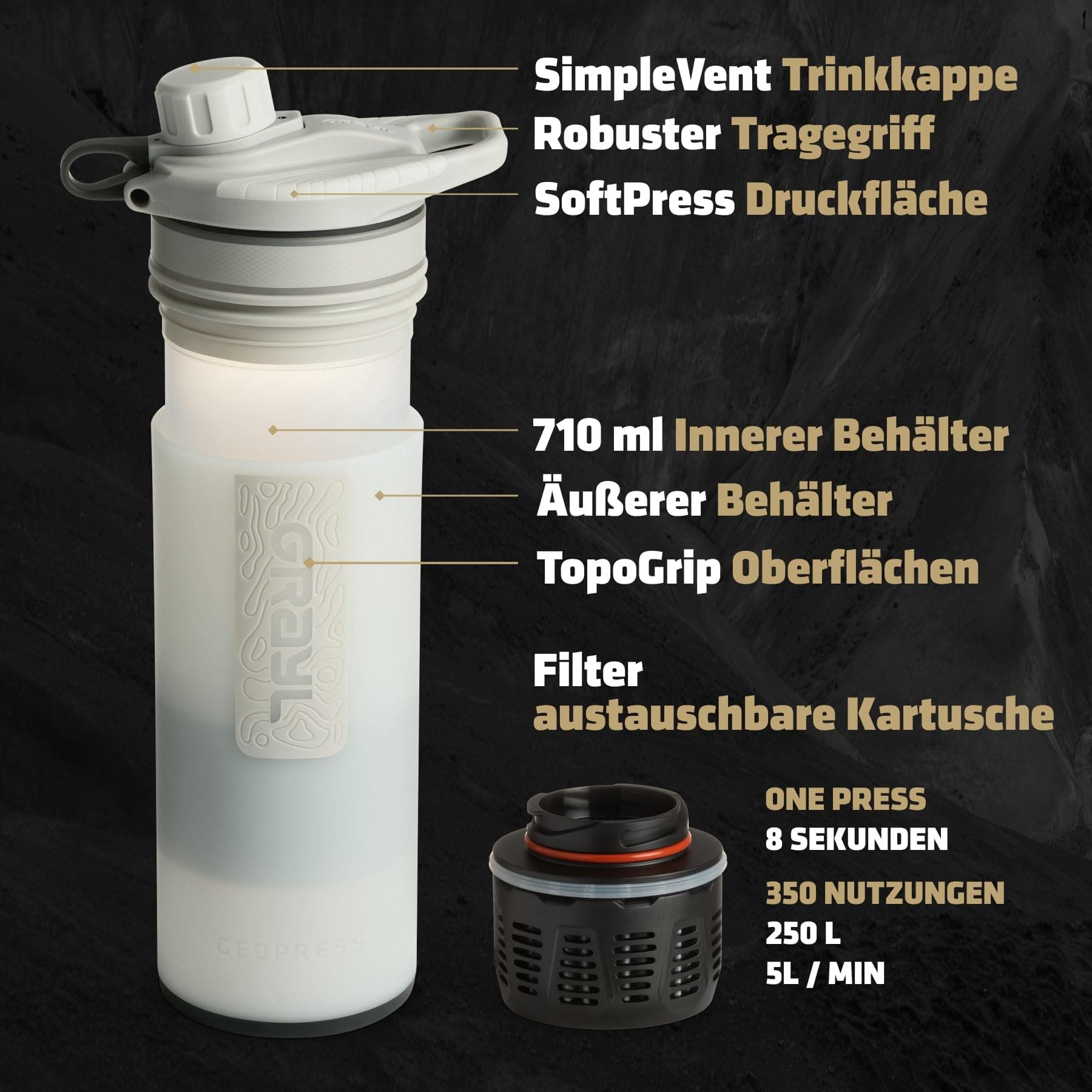GRAYL GeoPress 710ml – Bild 2