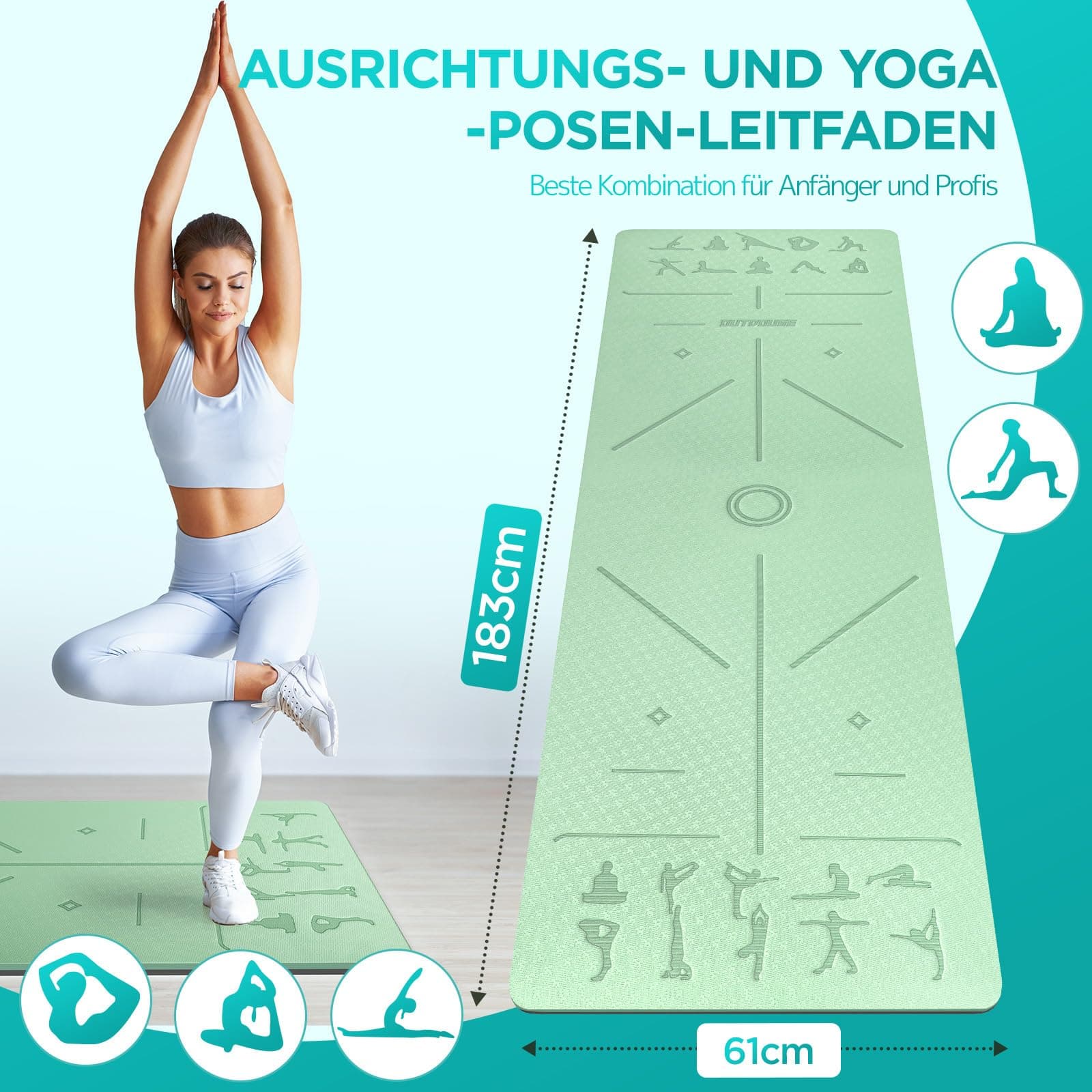OUTDOUSE Yoga Matte – Bild 2