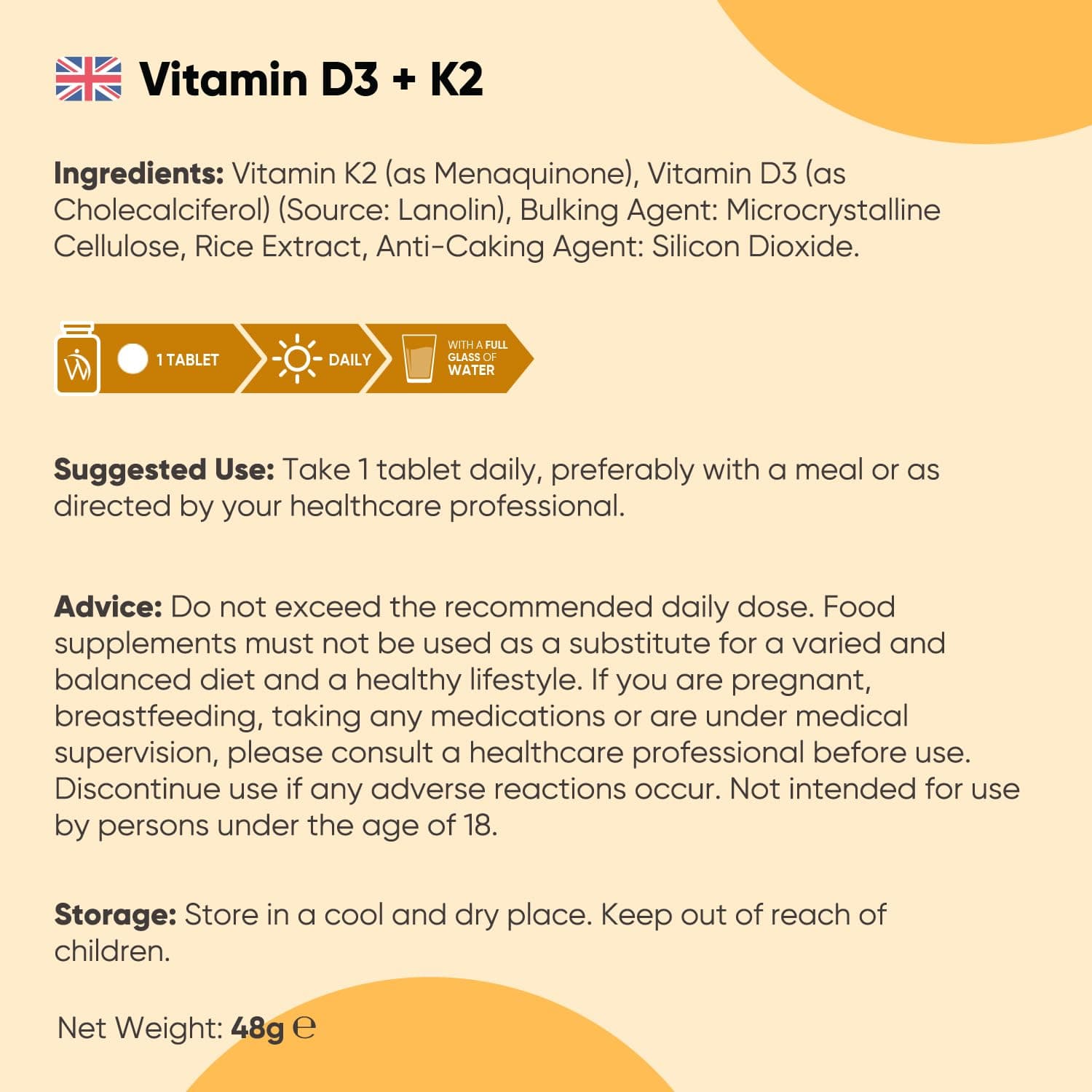 WeightWorld Vitamin D3 4000IU & K2 125μg (MK7) – Bild 7