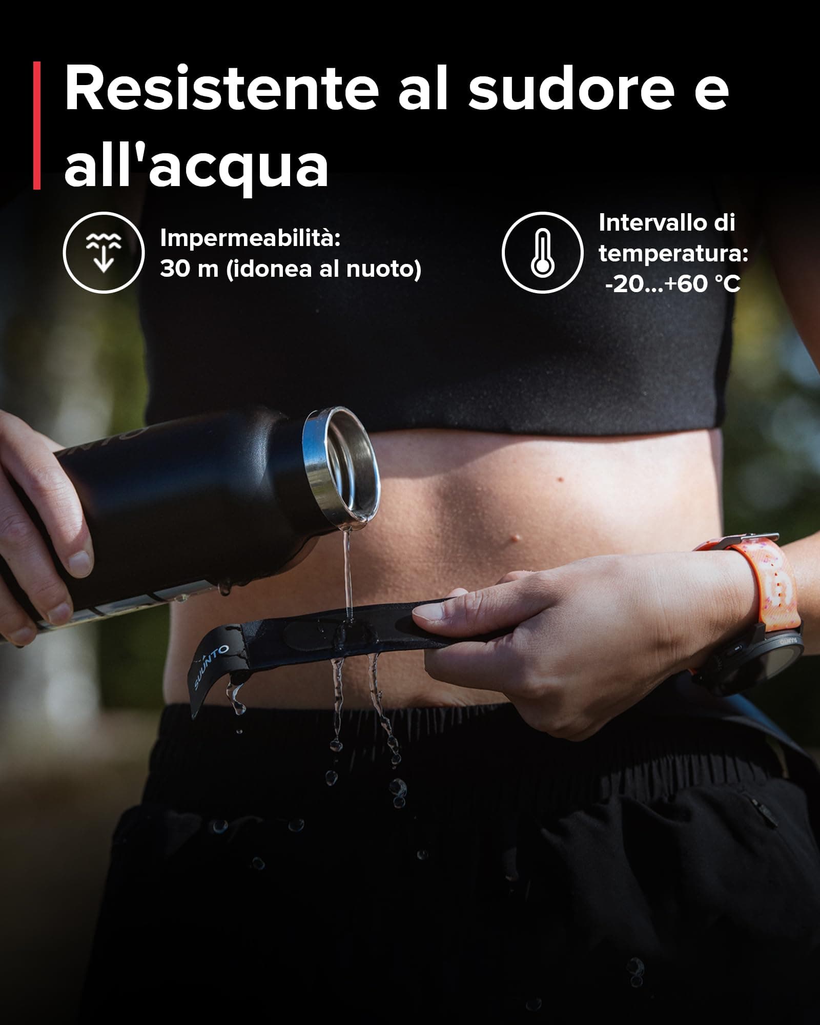 SUUNTO Smart Herzfrequenzgurt mit Langer Batterielaufzeit – Bild 5