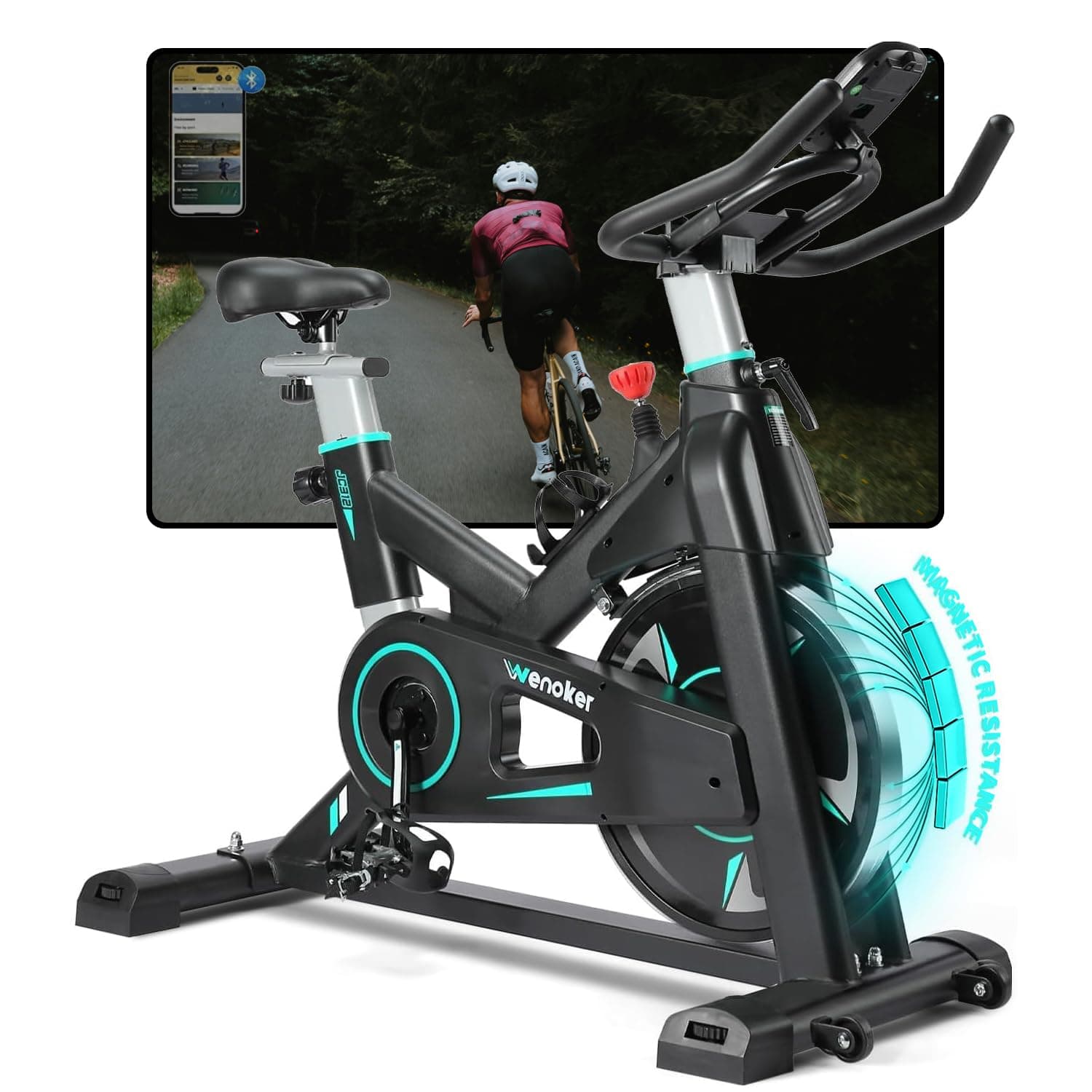 Wenoker [2026 Aktualisierte]WENOKER Heimtrainer,Magnetwiderstand