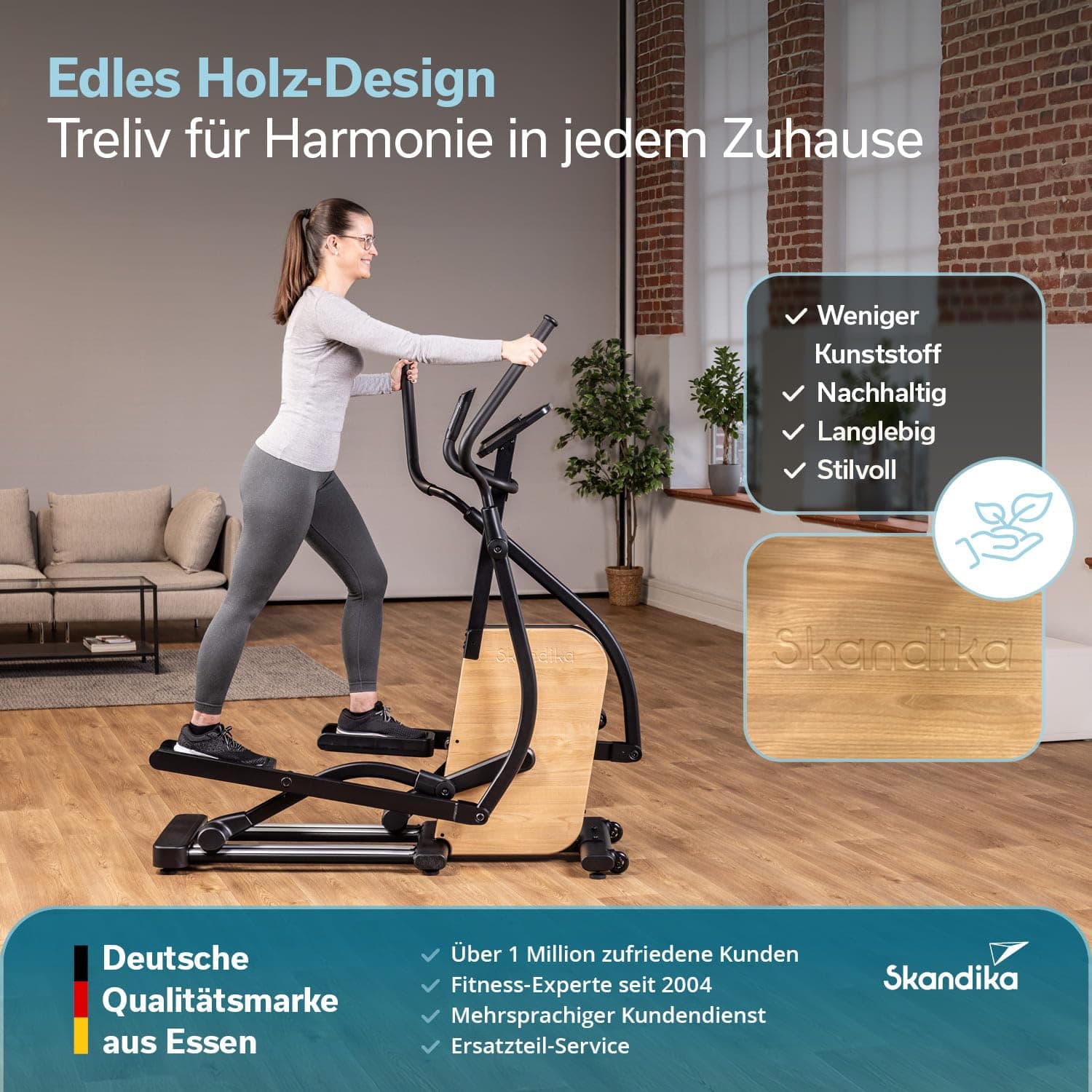 Skandika Crosstrainer für Zuhause Treliv P22 – Bild 2