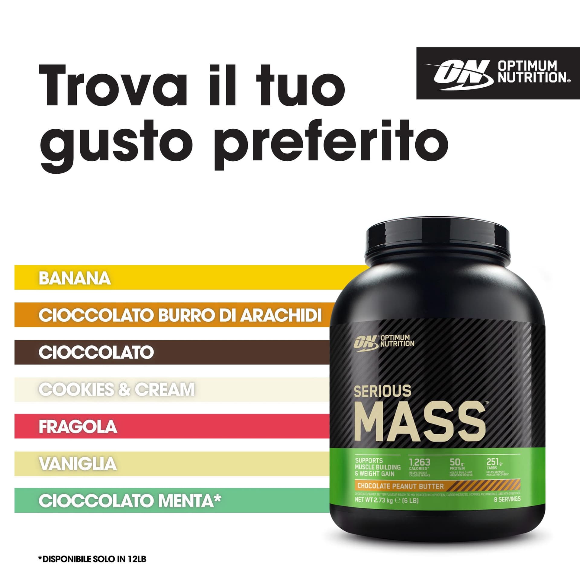Optimum Nutrition Serious Mass Gainer Proteico – Bild 5