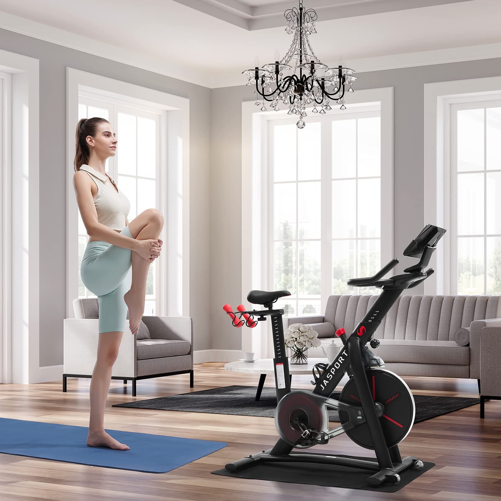 JASPORT S3 Heimtrainer Ergometer für Zuhause – Bild 2