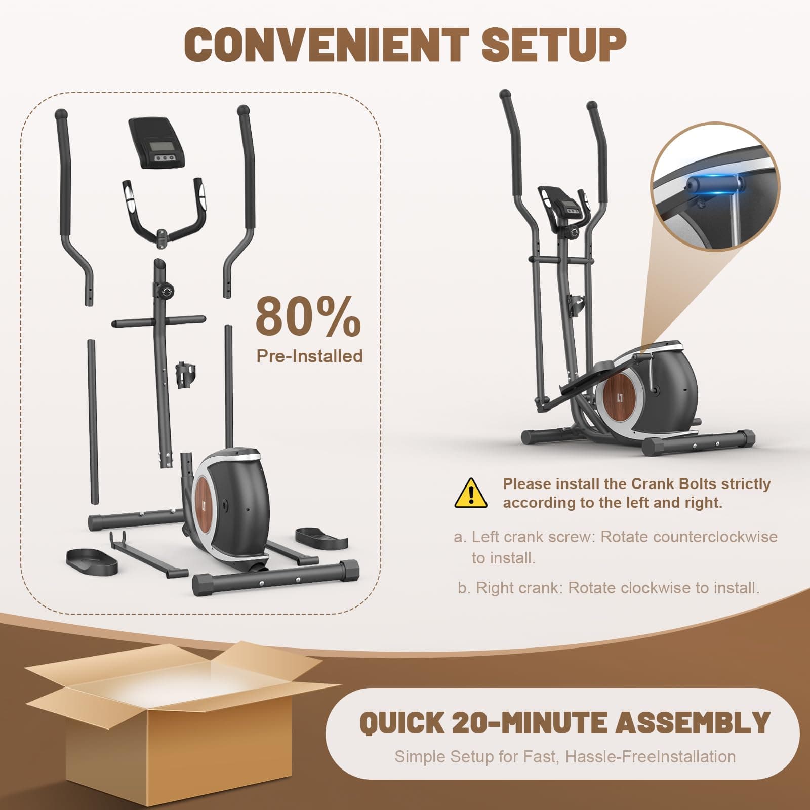 Cowmew Crosstrainer für Zuhause – Bild 8