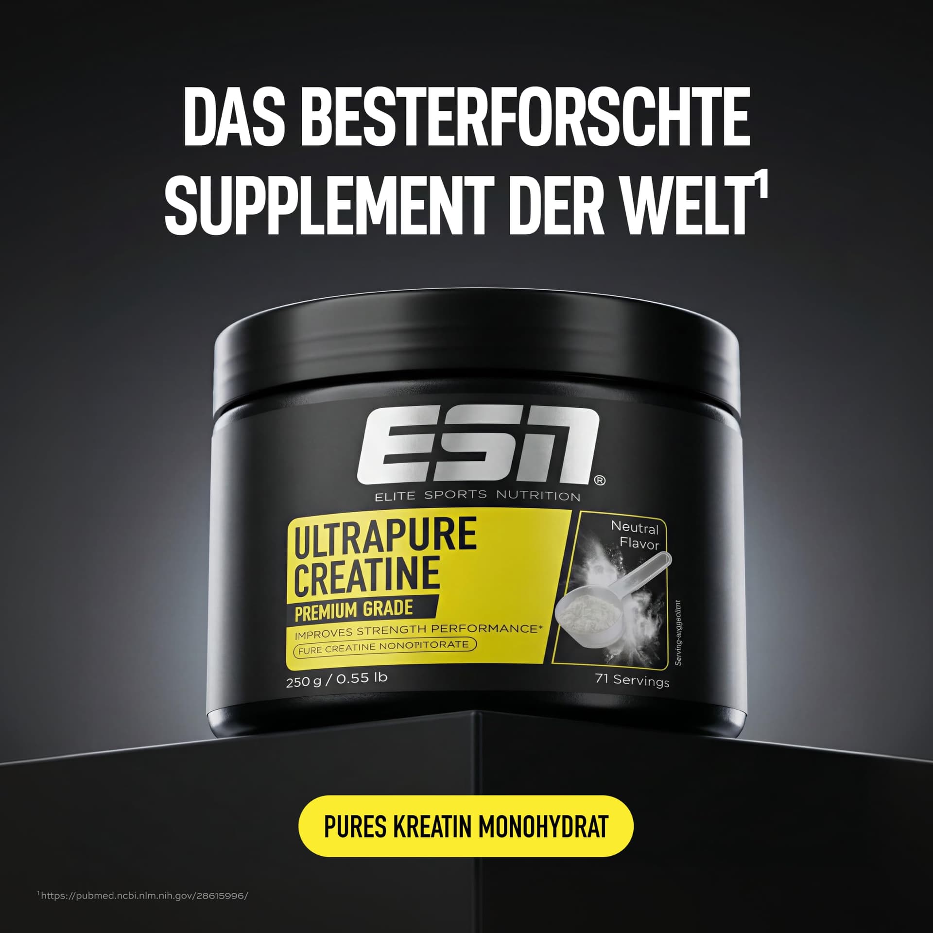 ESN Ultrapure Creatine Monohydrate, 250 g – Bild 2