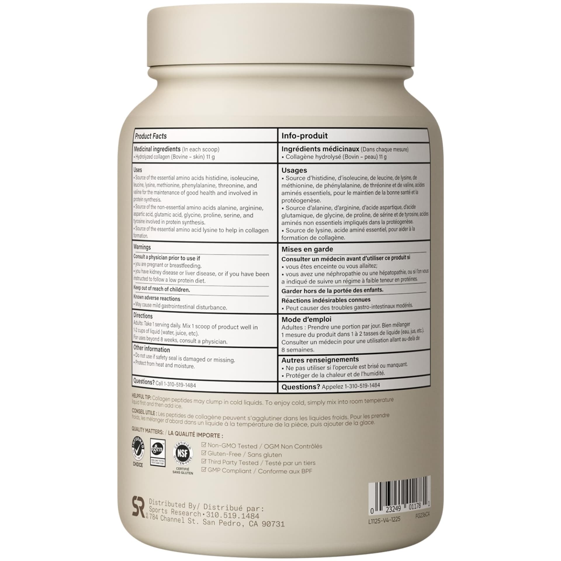 Sports Research ® Premium Collagen Peptides Powder (32oz – Bild 6