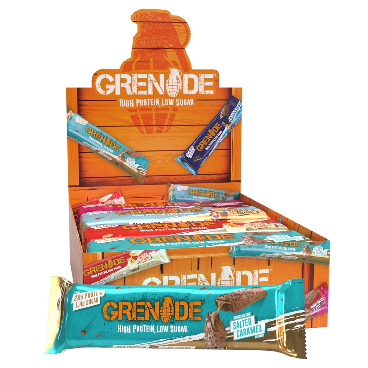 Grenade Selection Box - High Protein, Low Sugar Bars, 12 x 60 g – Bild 4