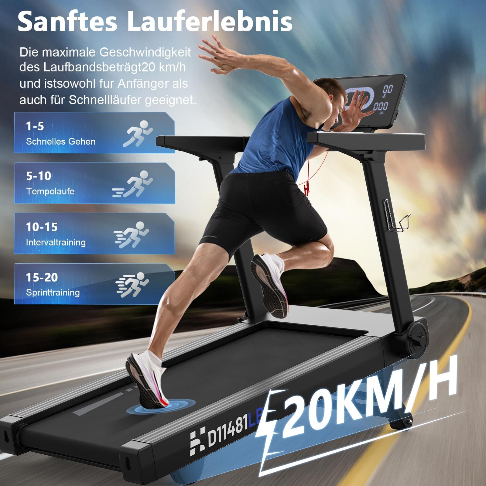 Cowmew Laufband für Zuhause – Bild 4