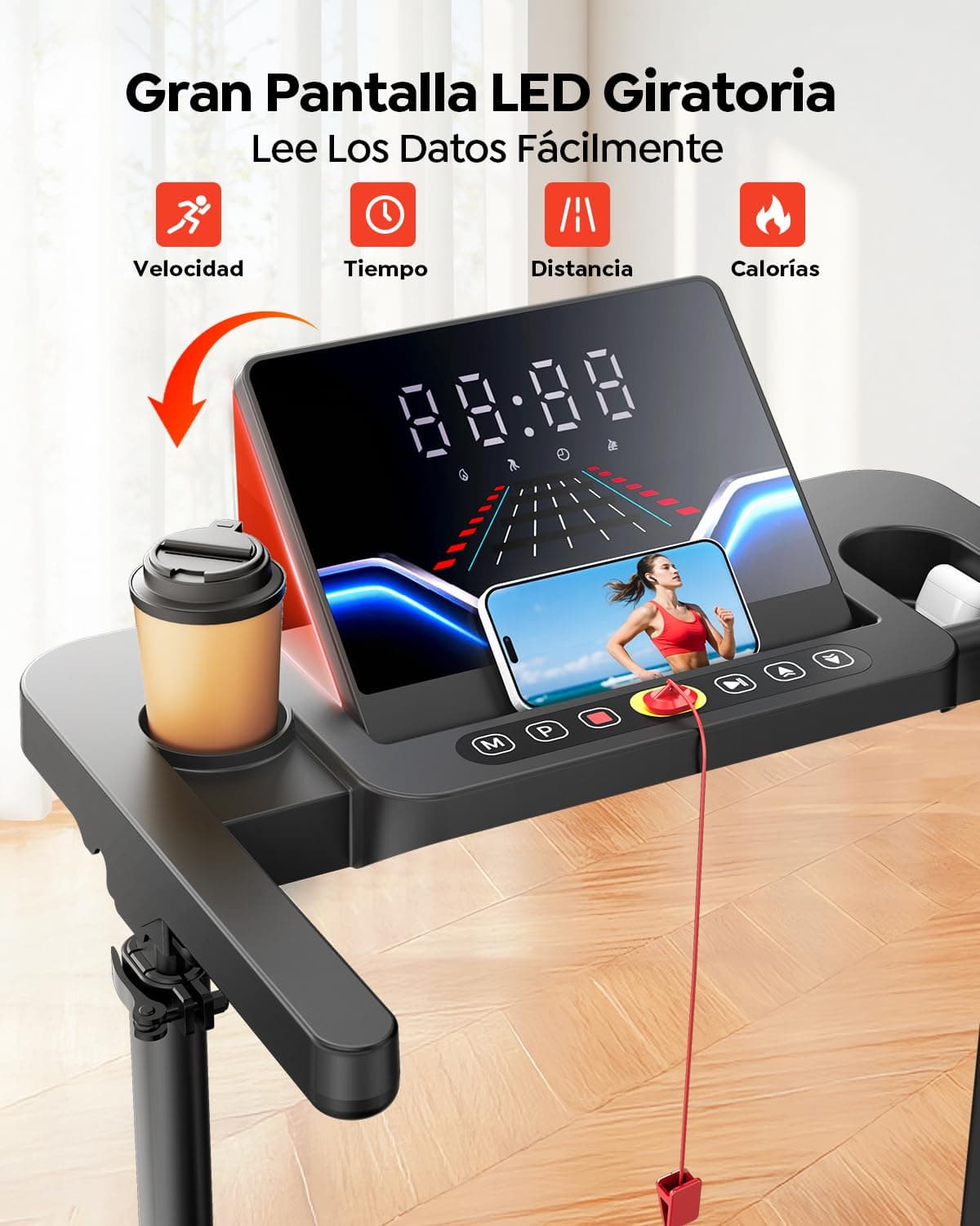 Toputure 6 EN 1 Cinta de Correr Plegable – Bild 4