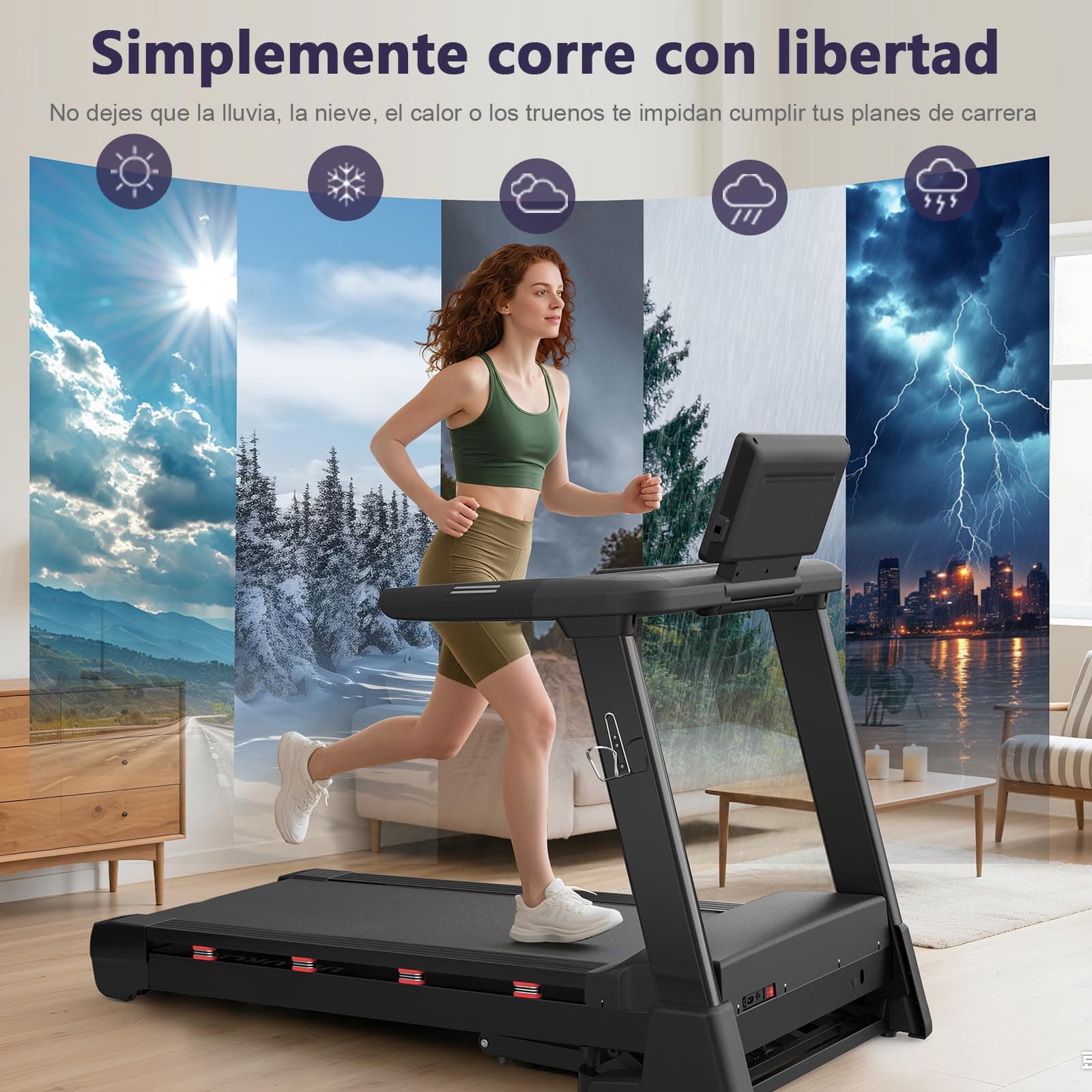 Decorcn Profi Laufband für Zuhause Klappbar – Bild 5