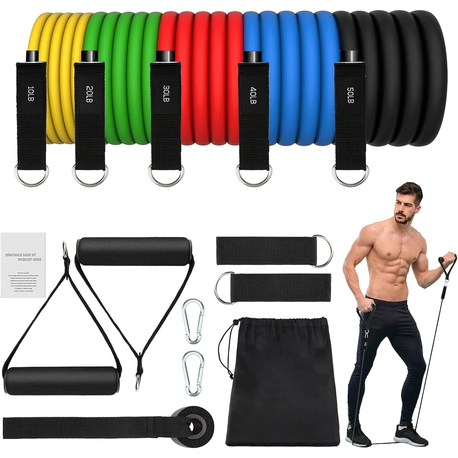 JATEKA JATEKA Elastici Fitness 5 Elastico Palestra Bande Elastiche