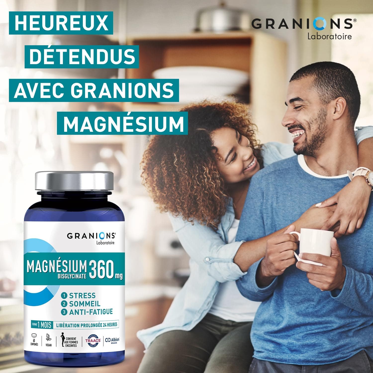 Granions MAGNESIUM BISGLYCINATE 360 MG GRANIONS – Bild 6