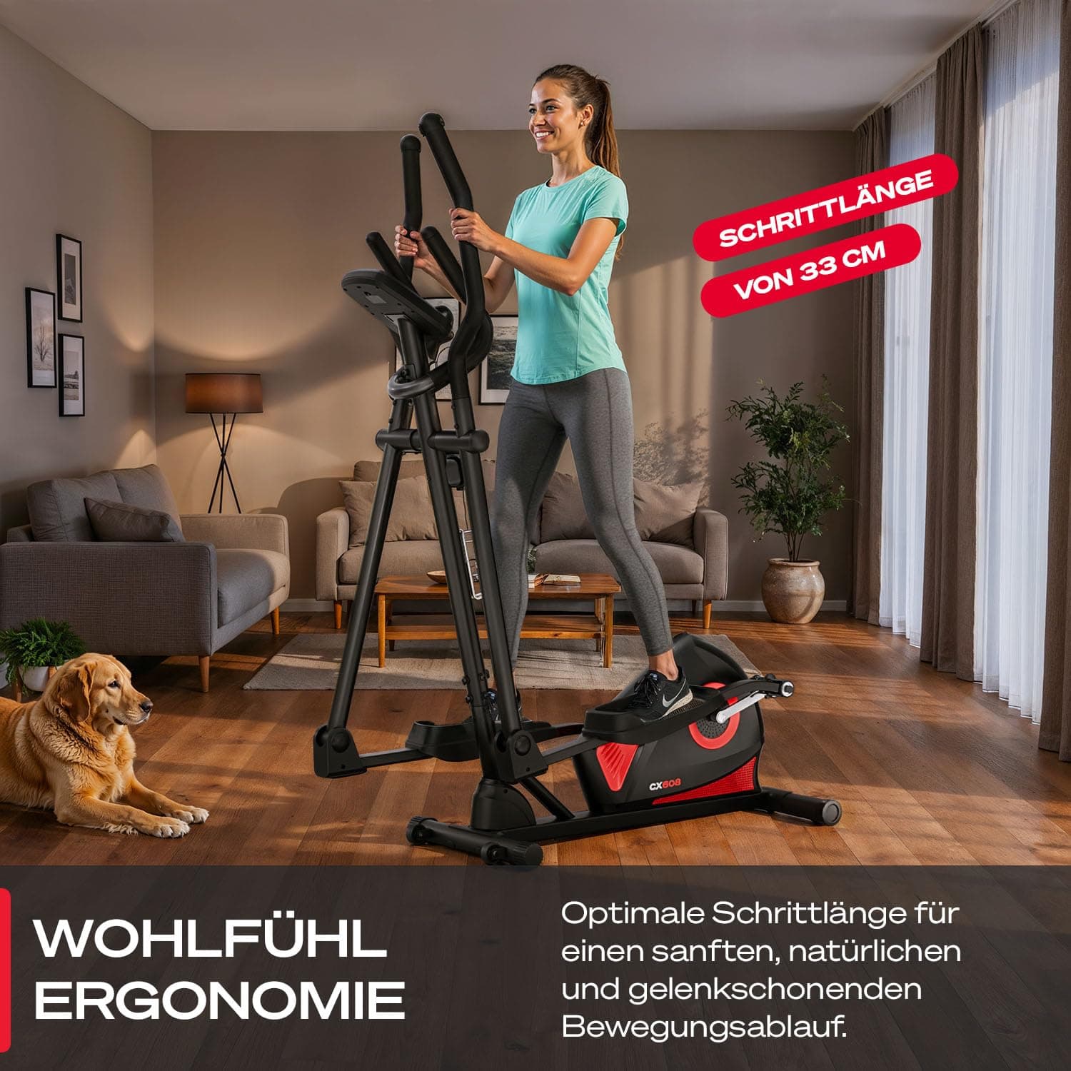 Sportstech CX608 Crosstrainer für Zuhause – Bild 2