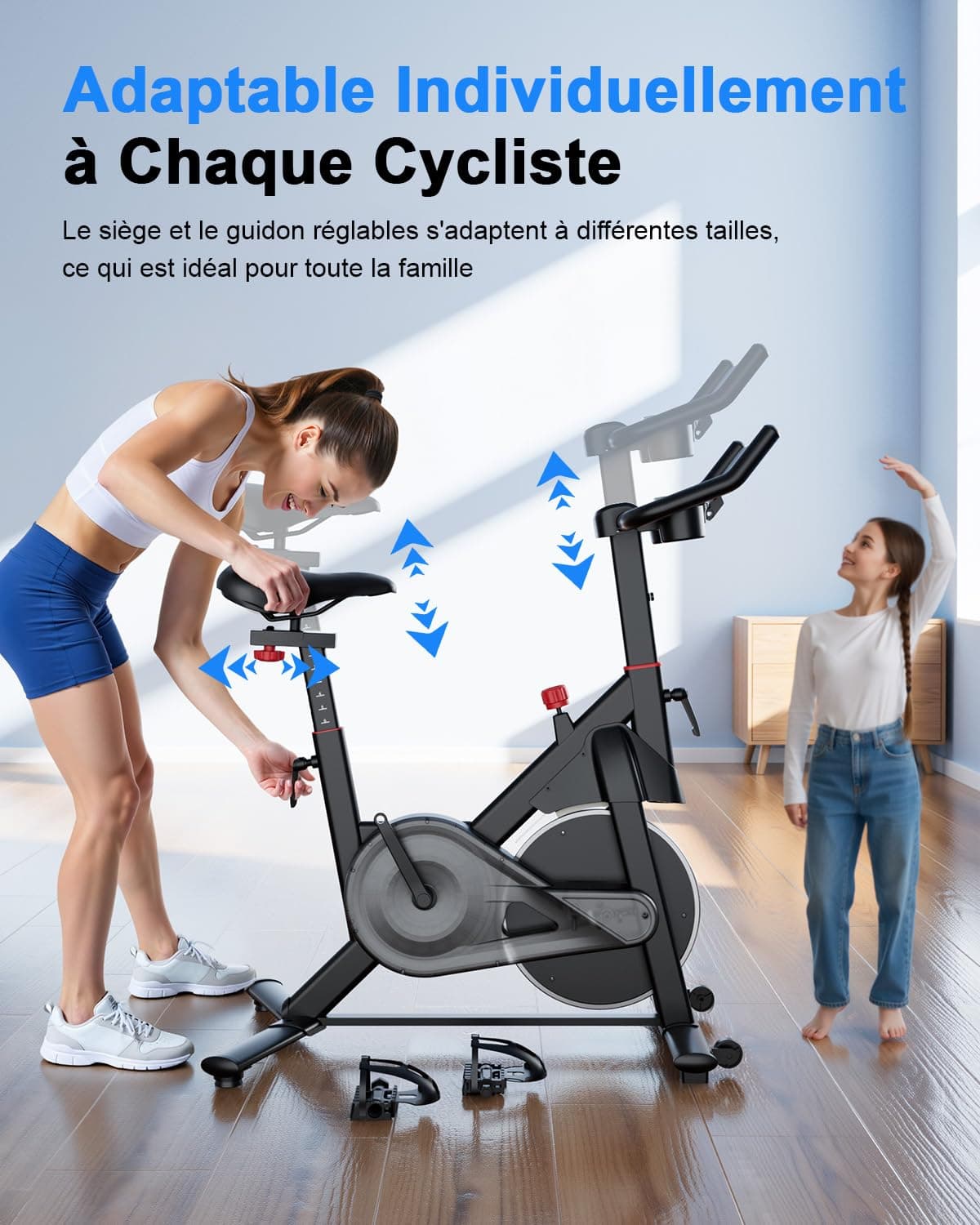 Copant Bicicleta Estática en Cass con Pantalla LCD y App – Bild 8