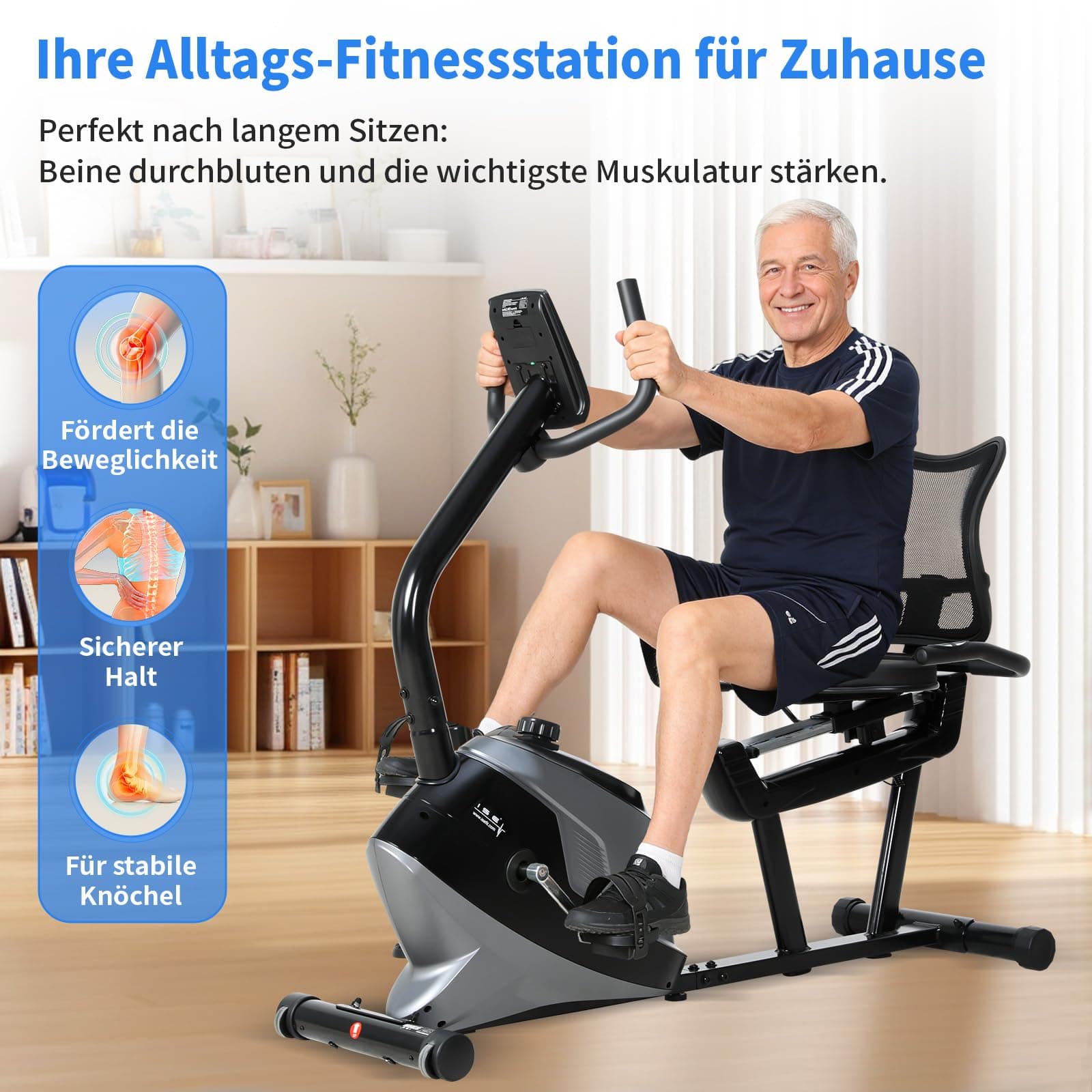 ISE Liegeergometer mit Magnetbremse – Bild 6