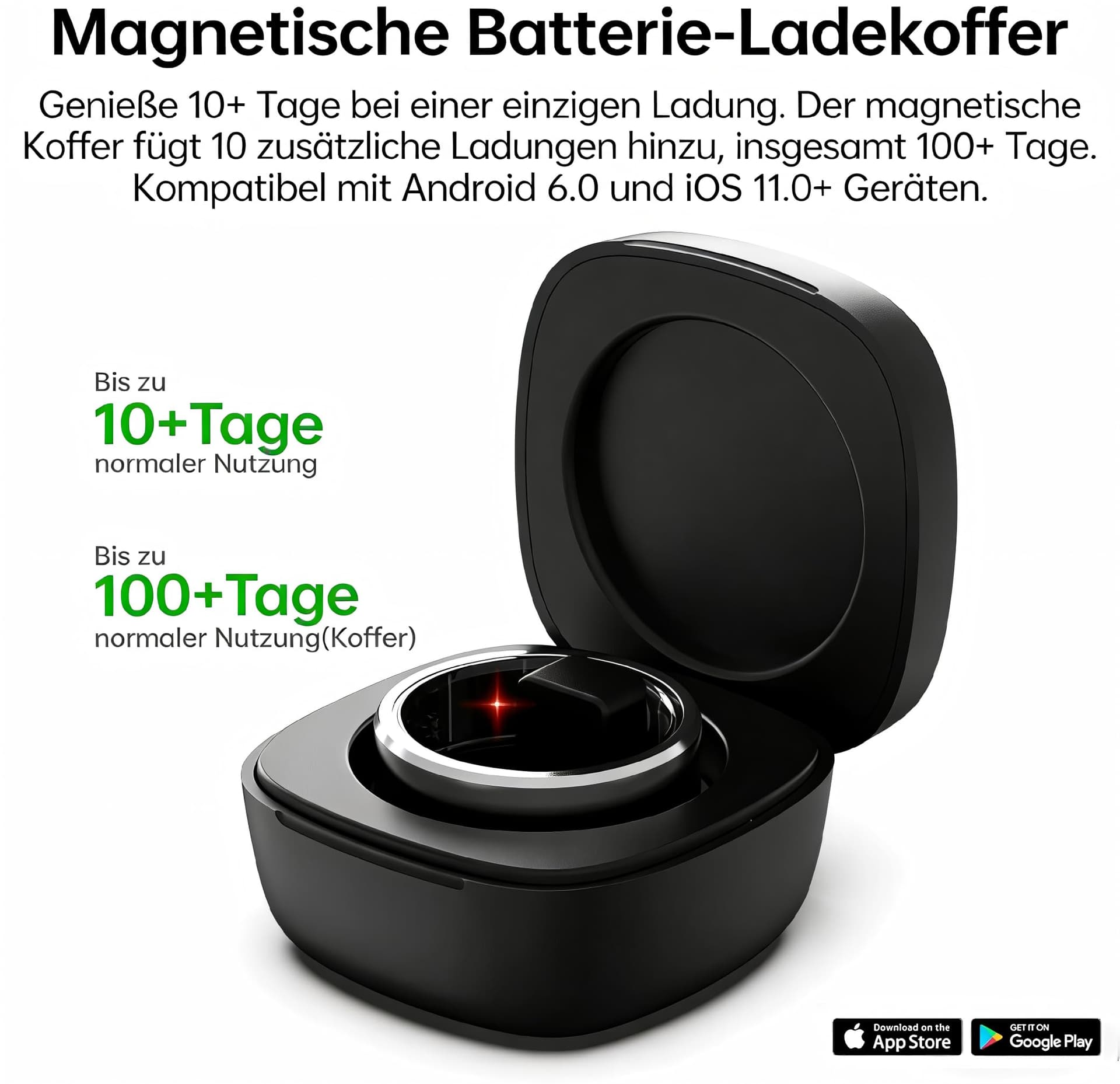 ZBNMY Smart Ring für Damen Herren – Bild 3