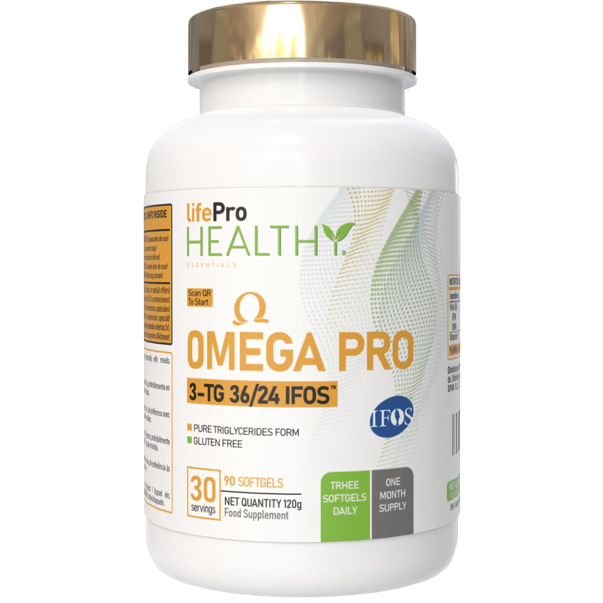 LP HEALTHY ESSENTIALS Omega 3 IFOS Capsulas 3000mg