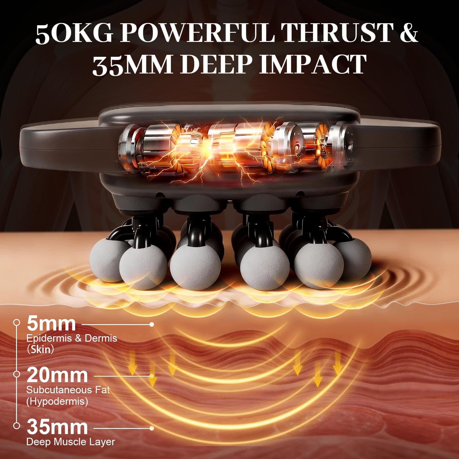 LIONVISON Massage Gun Deep Tissue: 20 Interactive Heads – Bild 6