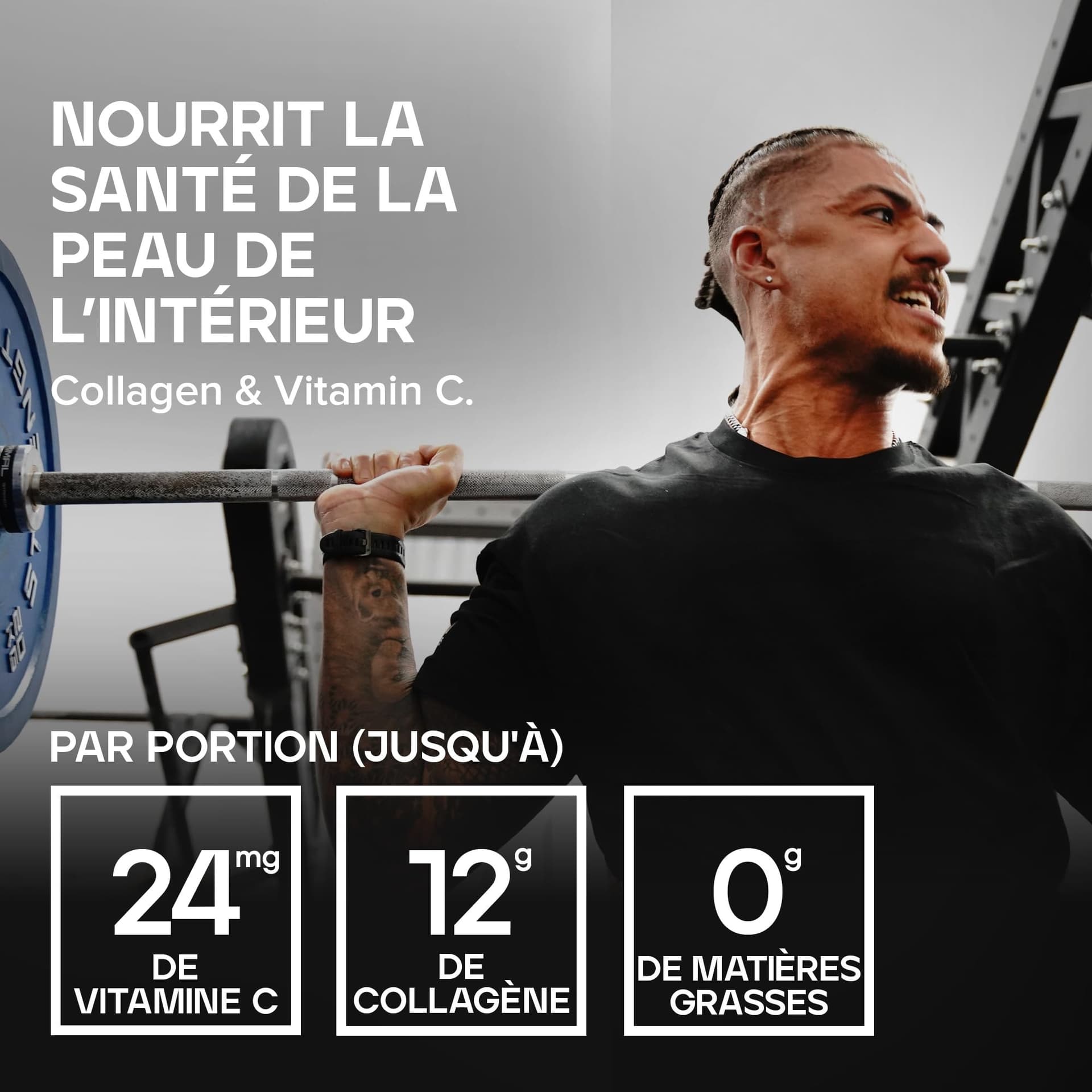 Bulk Collagène et Vitamine C en Poudre, 12 000 mg – Bild 3