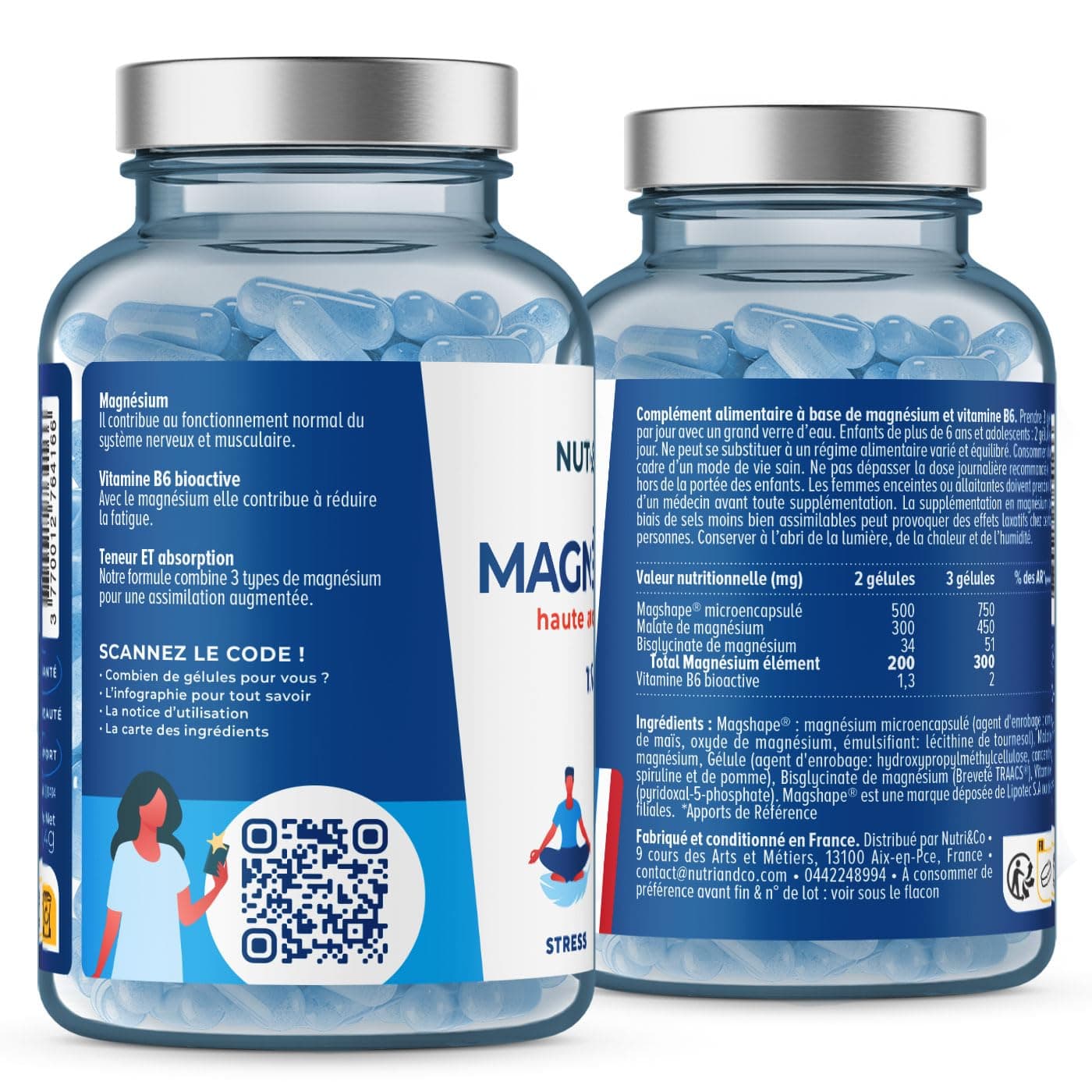 NUTRI & CO Magnésium Bisglycinate Malate & Liposome + – Bild 7