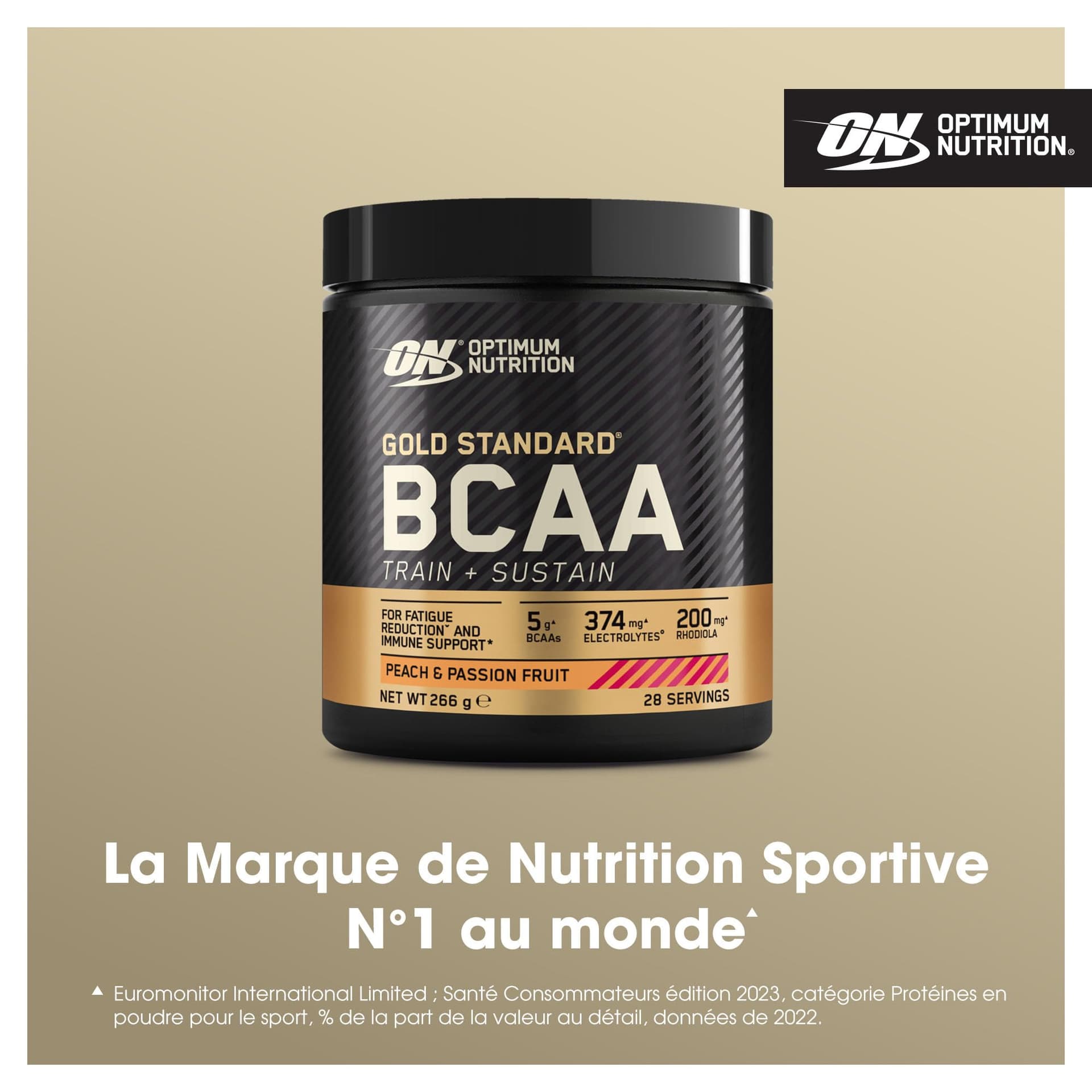 Optimum Nutrition Gold Standard BCAA Train + Sustain – Bild 2