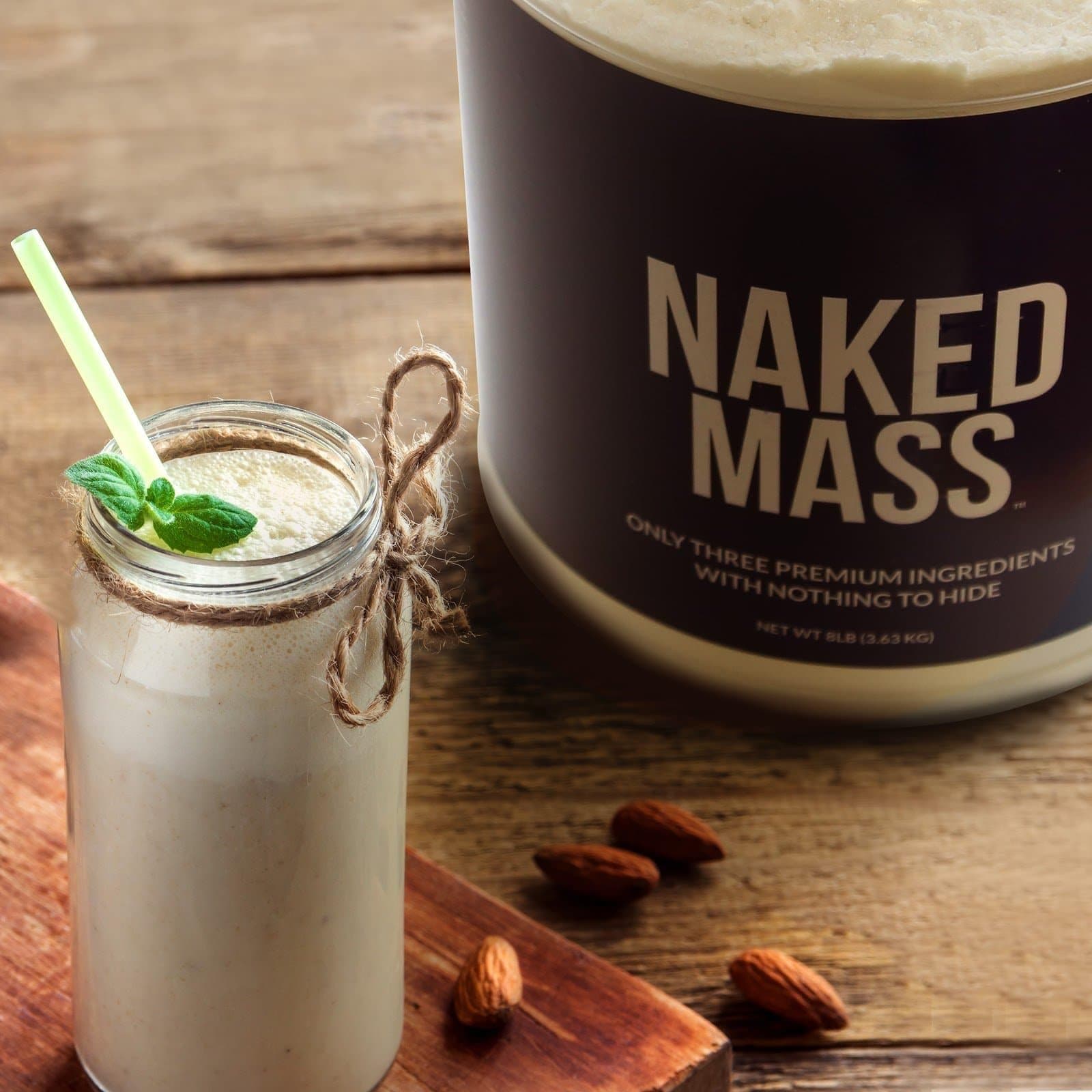 NAKED Mass - Natural Weight Gainer Protein Powder - 8 LB – Bild 8