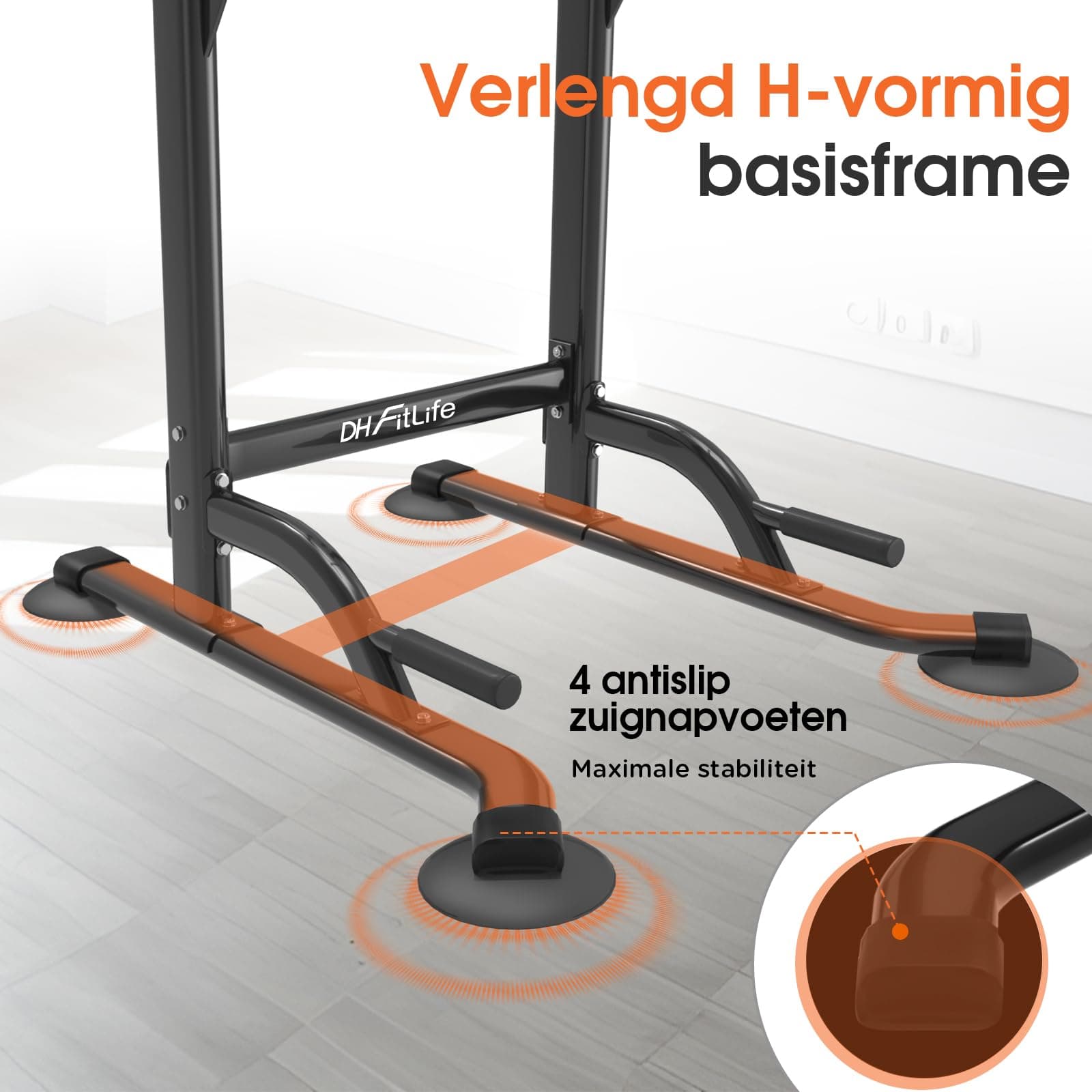 DH FitLife Power Tower Dip Station – Bild 4
