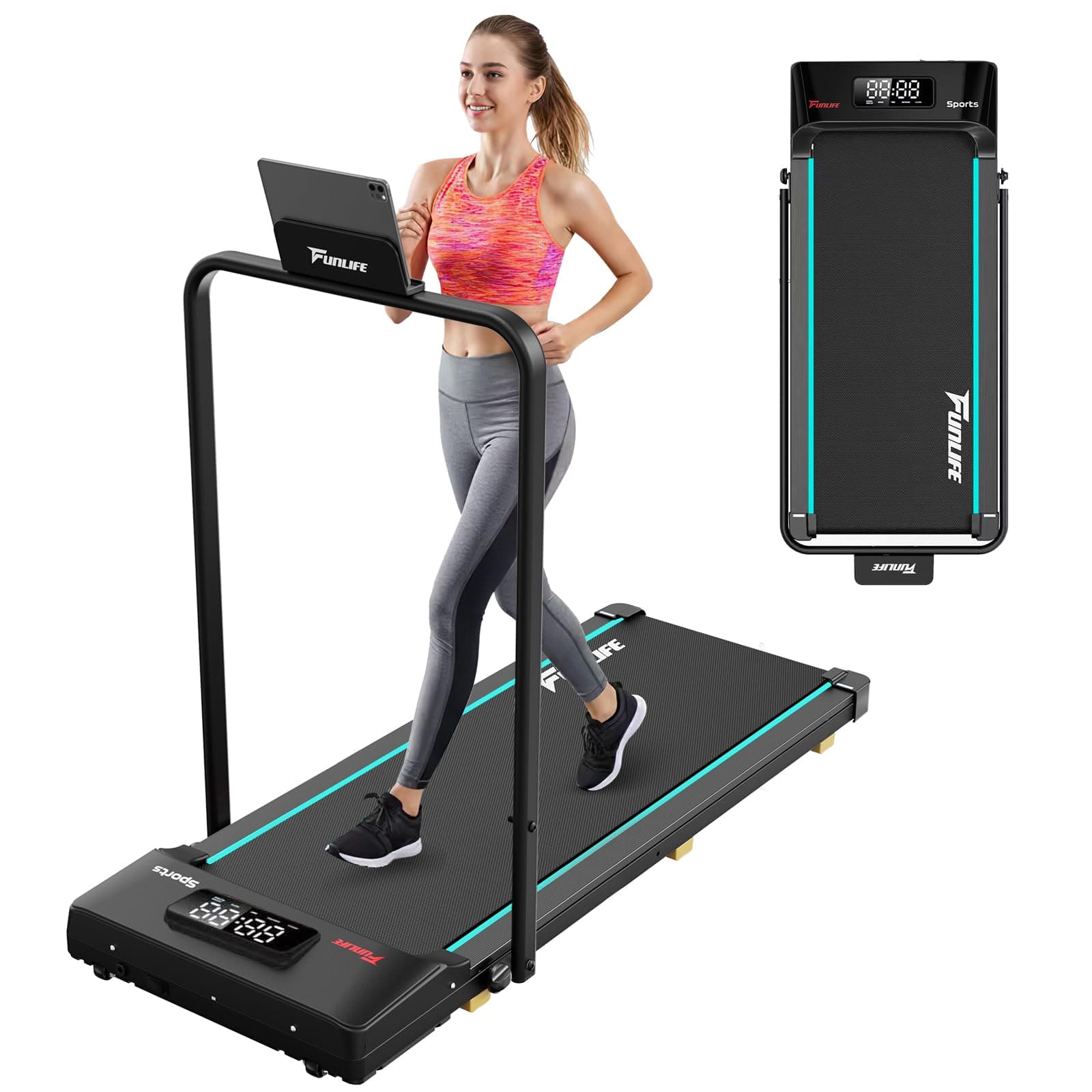 FunLife F1 Laufband für Zuhause klappbar