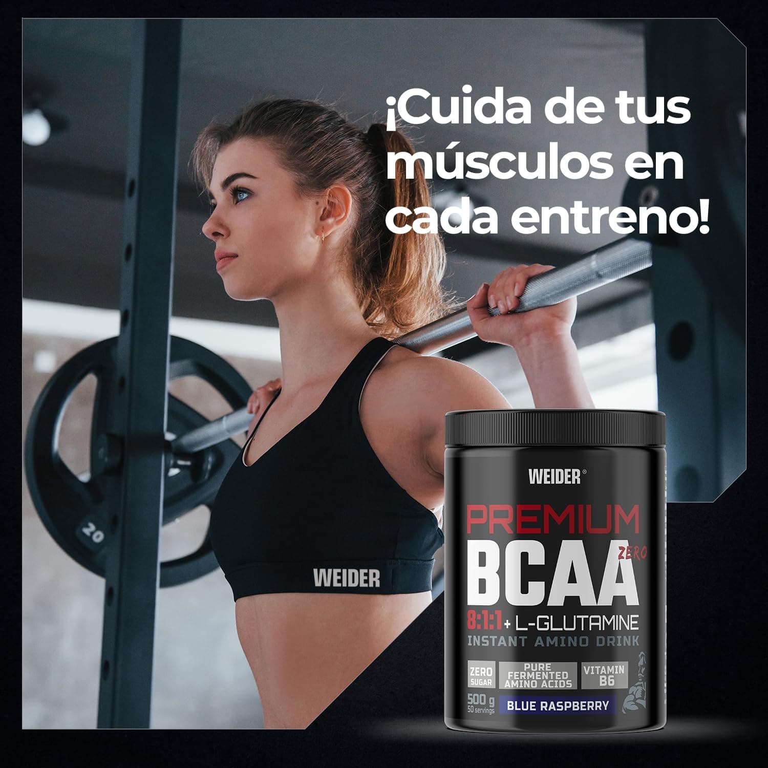 Weider Premium Bcaa 8:1:1+l-gluamina Sabor Blue Raspberry 500g – Bild 5