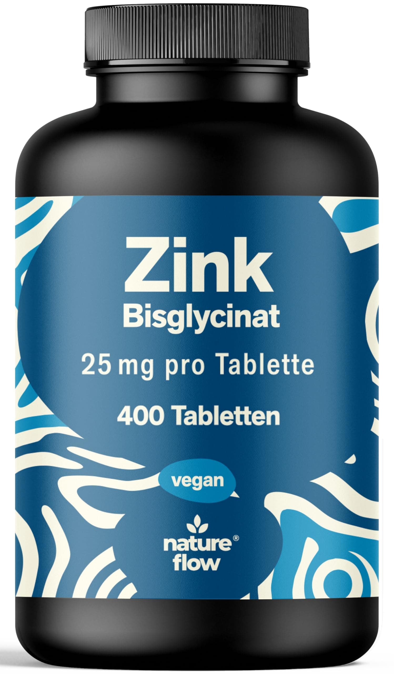 Nature Flow Zink Tabletten hochdosiert 25mg - 400 Tabletten