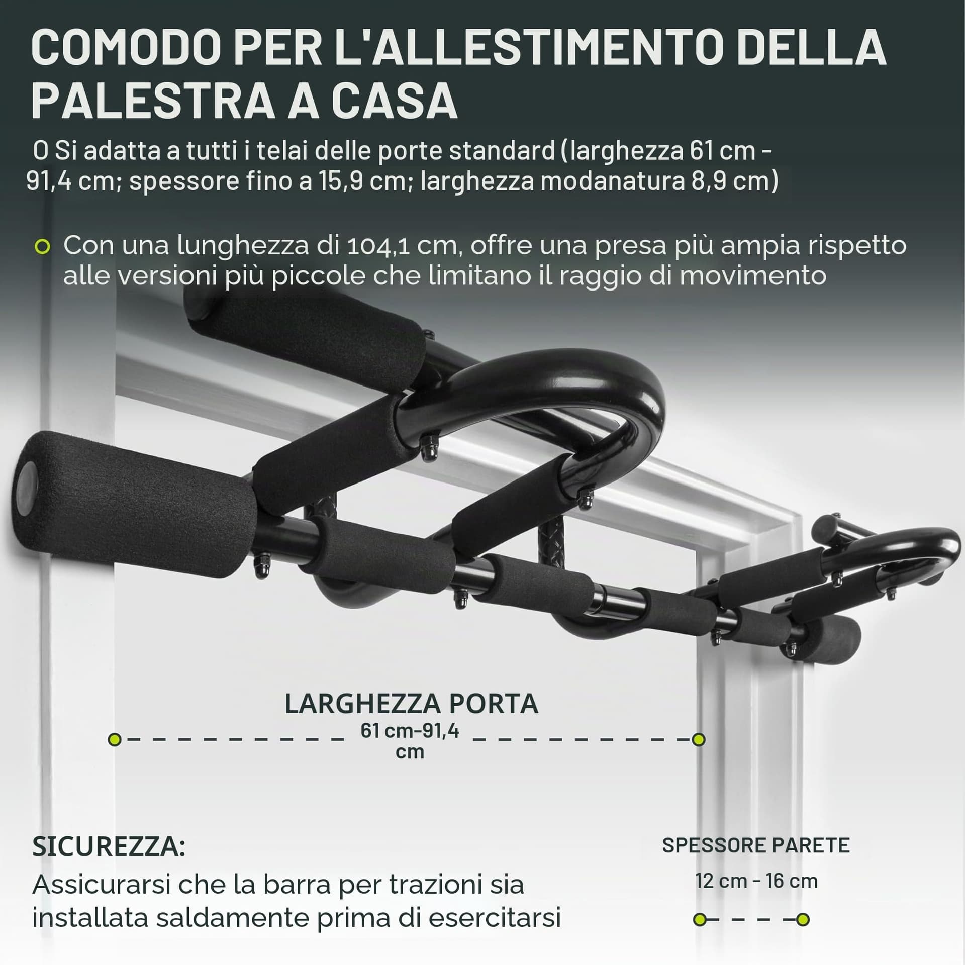 ProsourceFit Multi-Grip Chin-Up/Pull-Up Bar – Bild 2