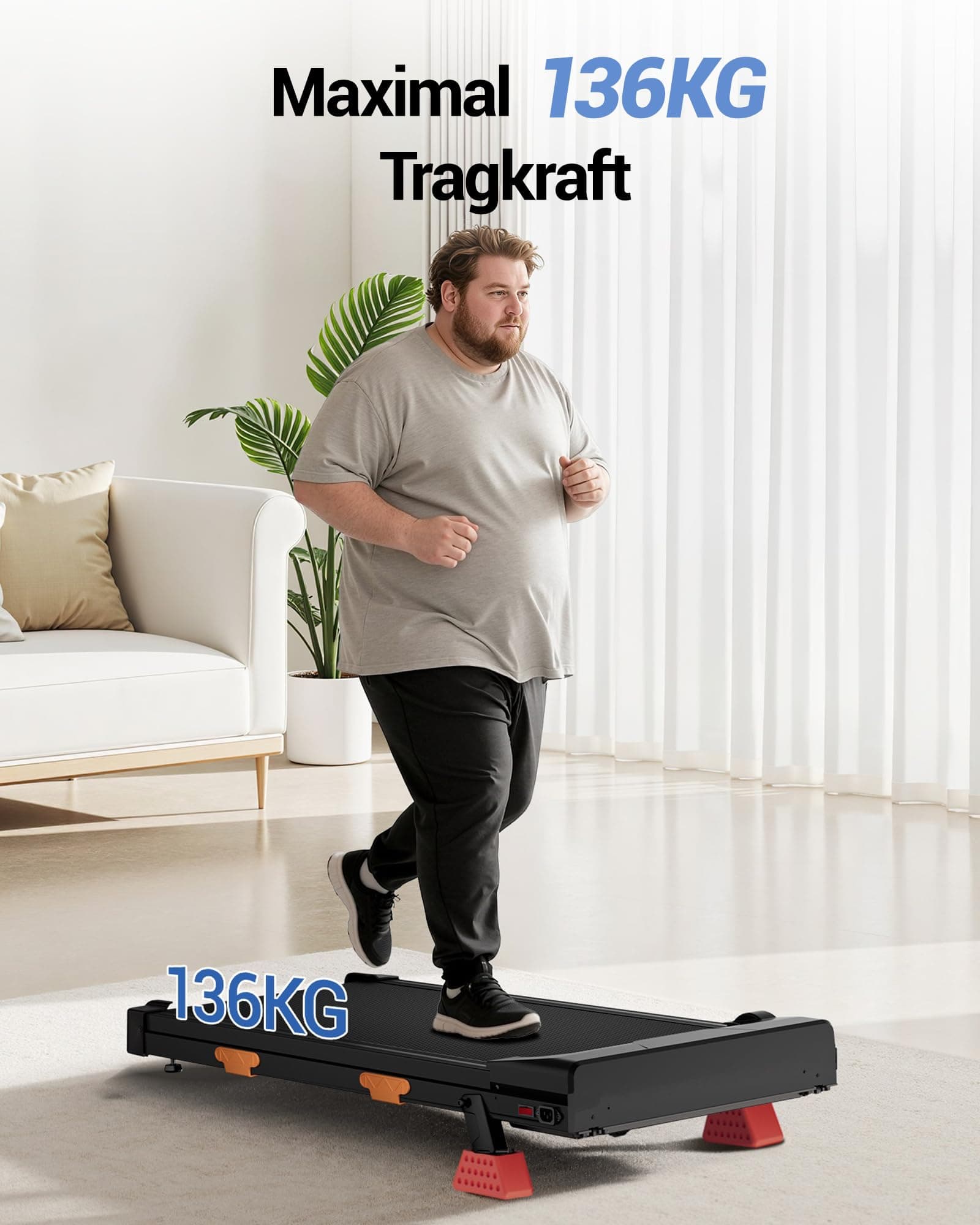 UMAY Walking Pad mit Steigung 15% – Bild 8