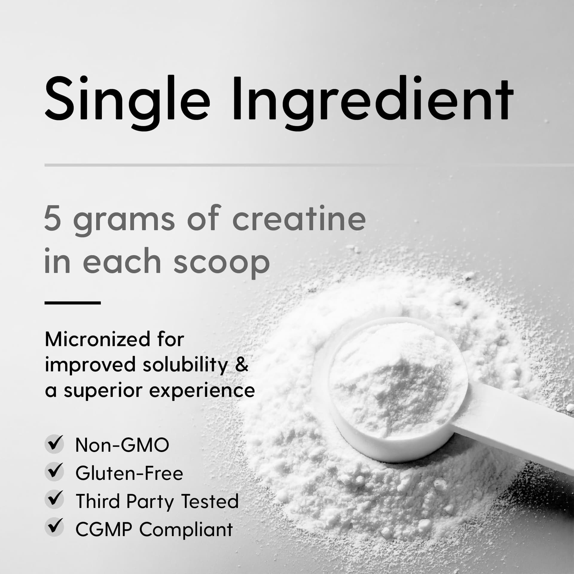 HEARTHY FOODS Creatine Monohydrate Micronized Powder 500G – Bild 3