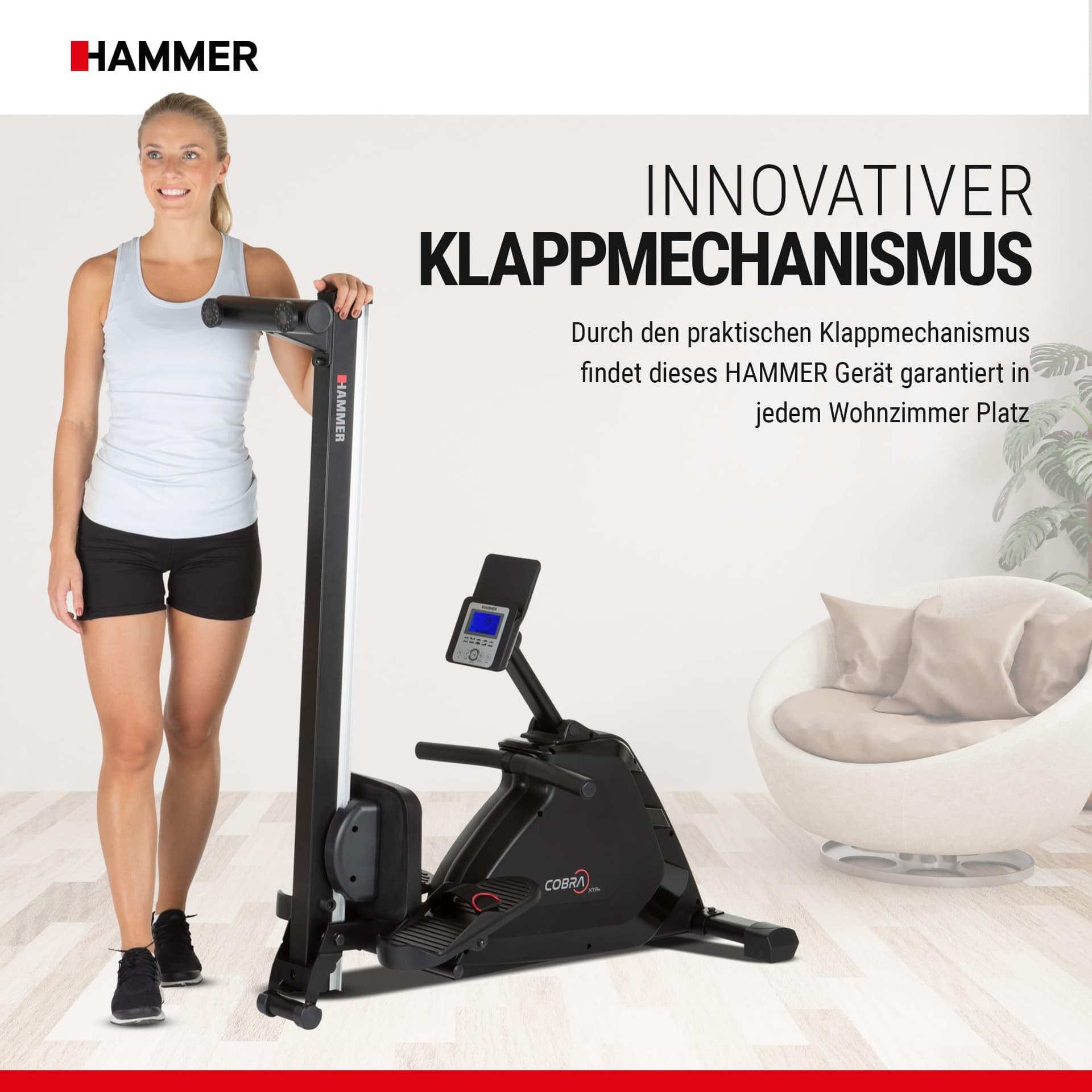 HAMMER Rudergerät Cobra XTR Plus II – Bild 7