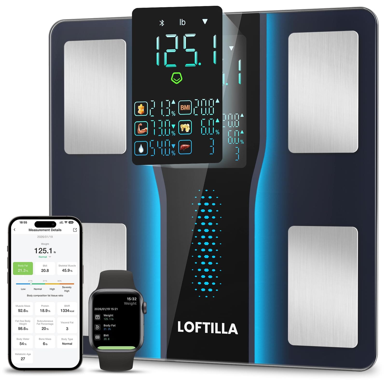 LOFTILLA Smart Scale for Body Weight