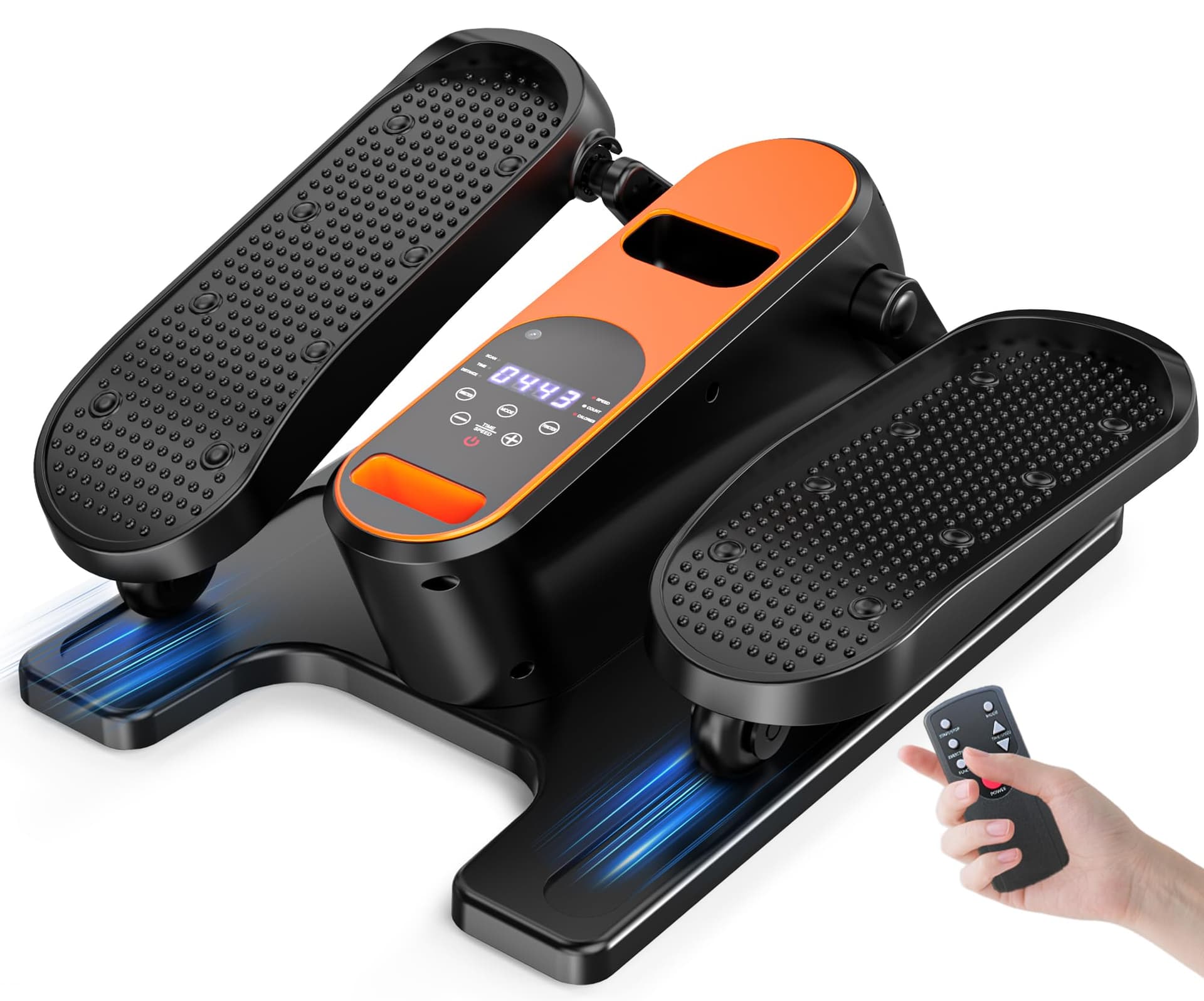 GENIXFIT Mini Ellipsentrainer für Zuhause Untertisch Elektrischer