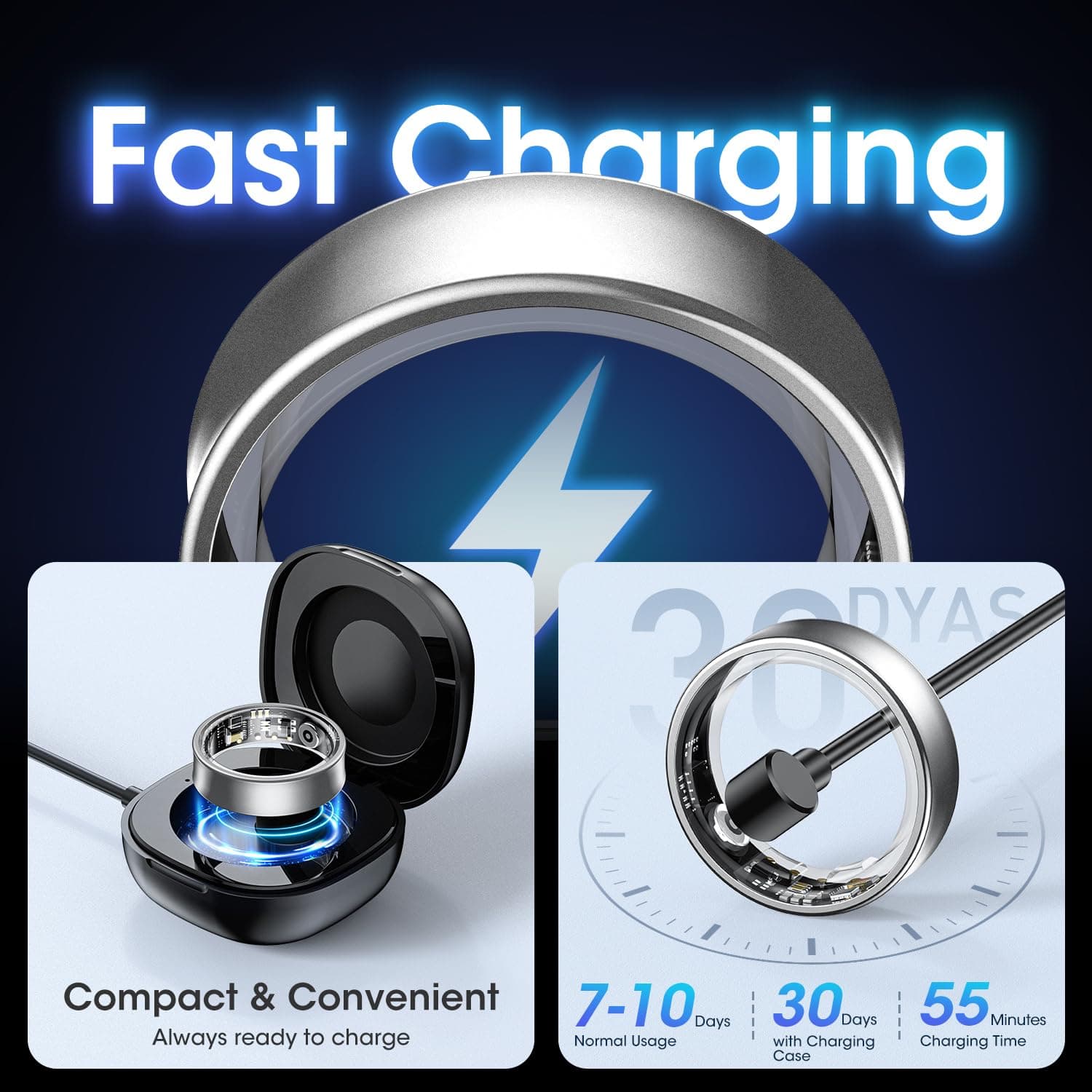 BANLVS Smart Ring per uomo e donna – Bild 8