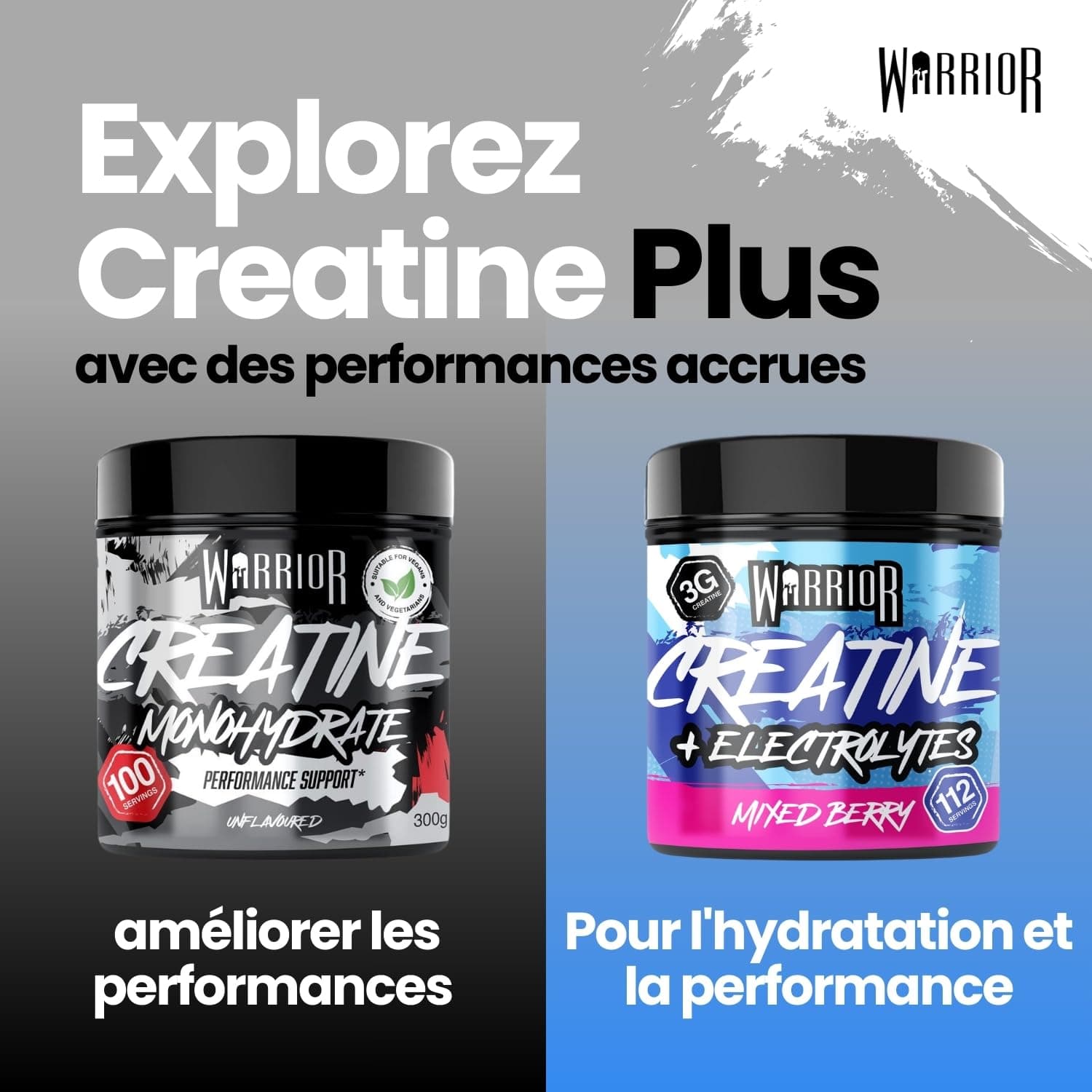 Warrior Creatine Monohydrate + Electrolytes 360g – Bild 8