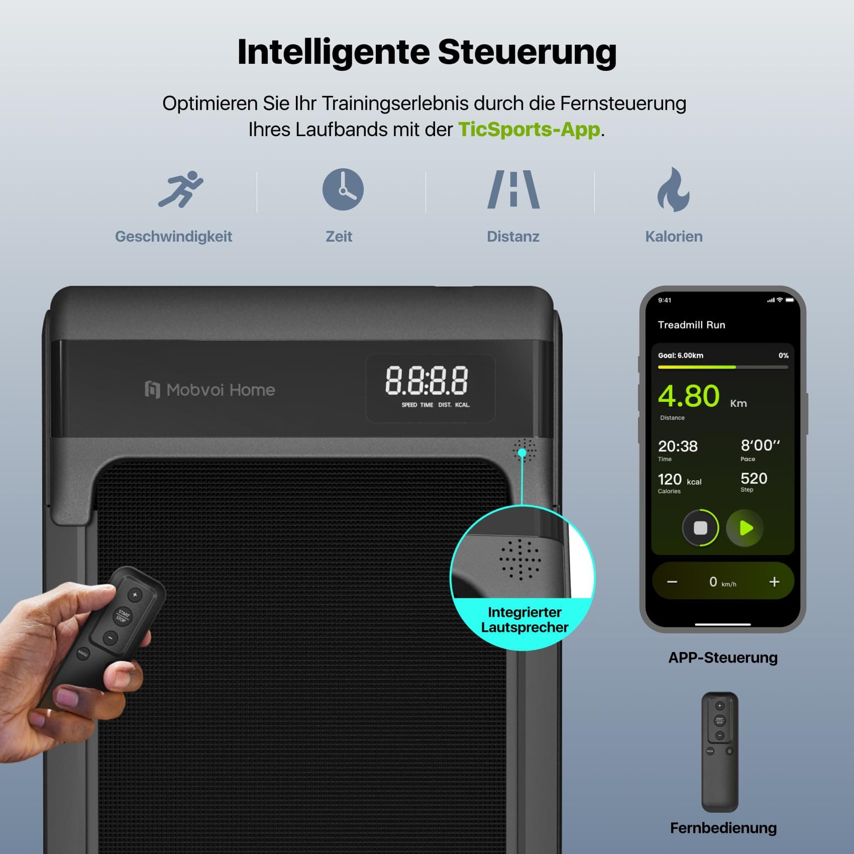 Mobvoi Walking Pad Untertisch-Laufband – Bild 3