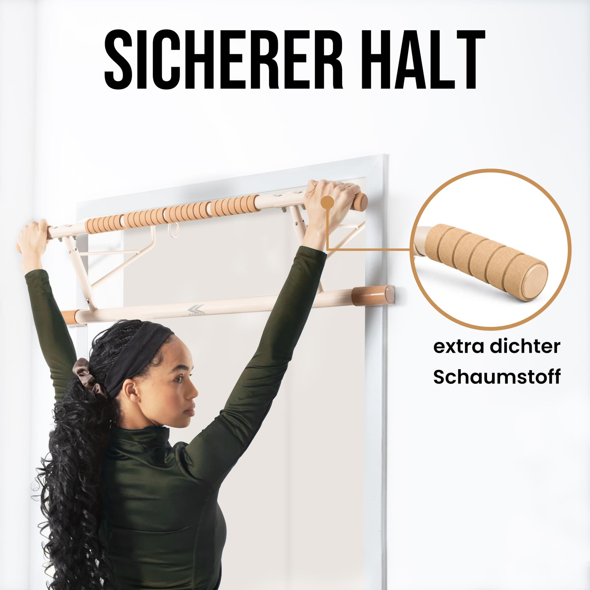 KIANA SPORTS Klimmzugstange für Türrahmen ohne Bohren & – Bild 6