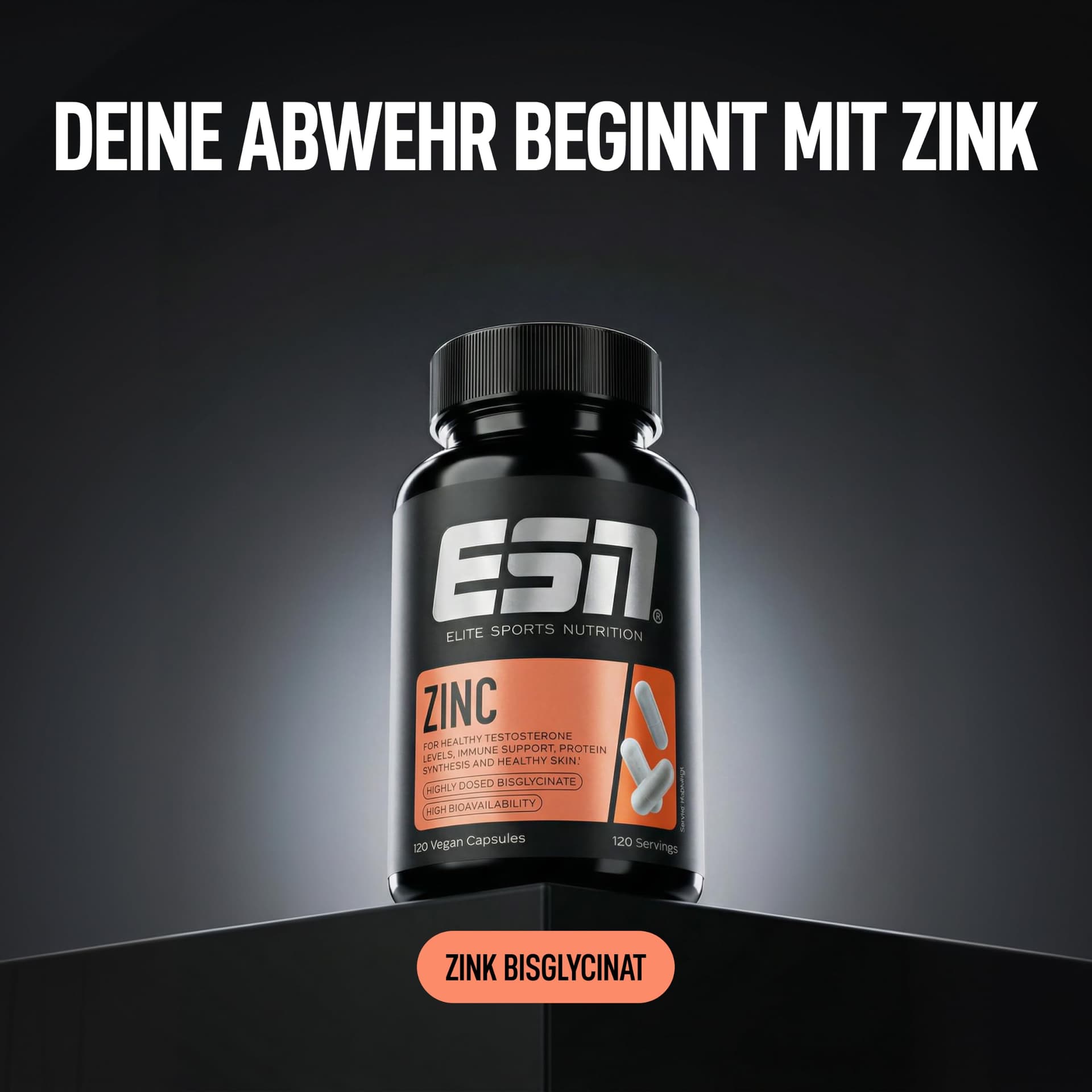 ESN Zinc, 120 Kapseln – Bild 2
