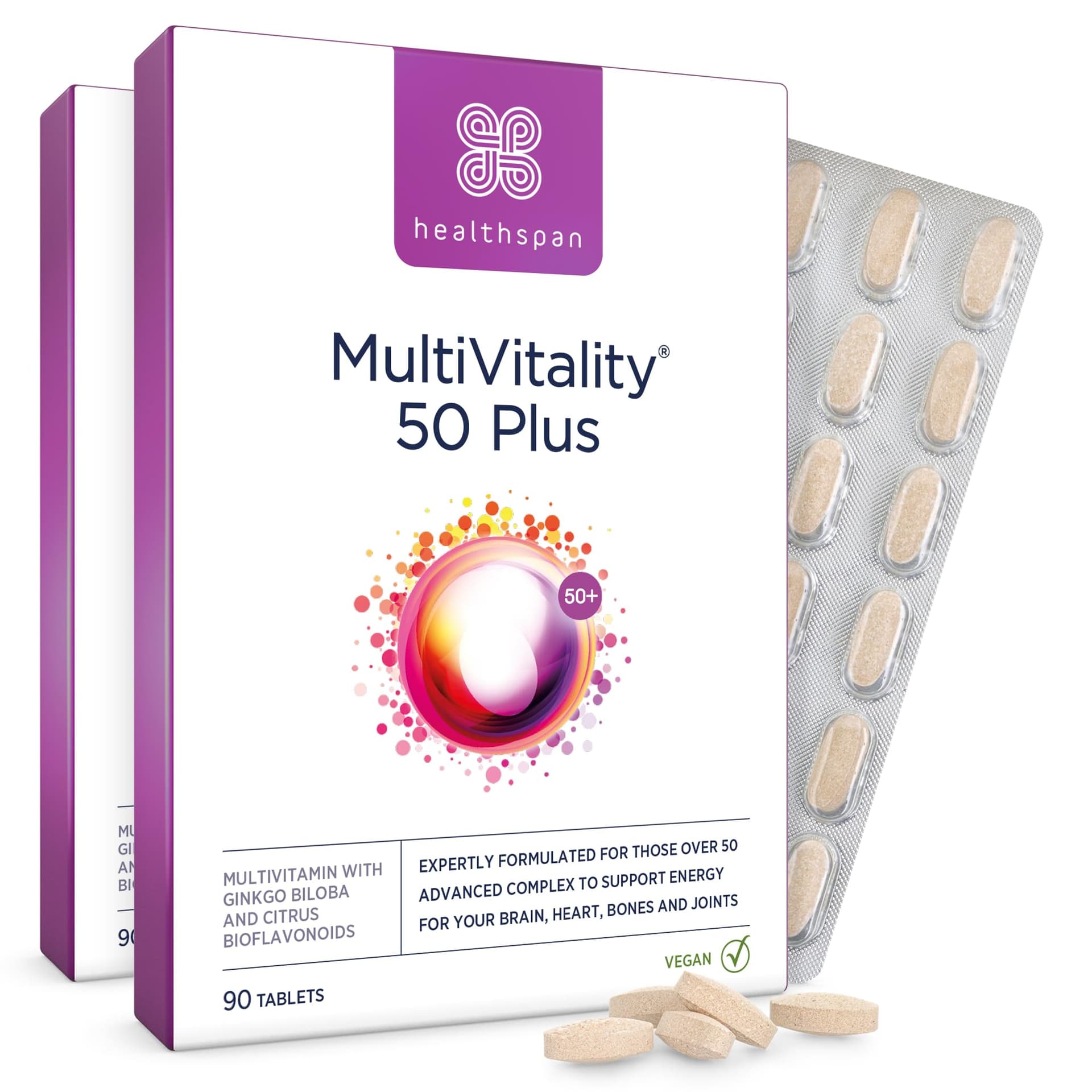 Healthspan Multivitamin 50 Plus