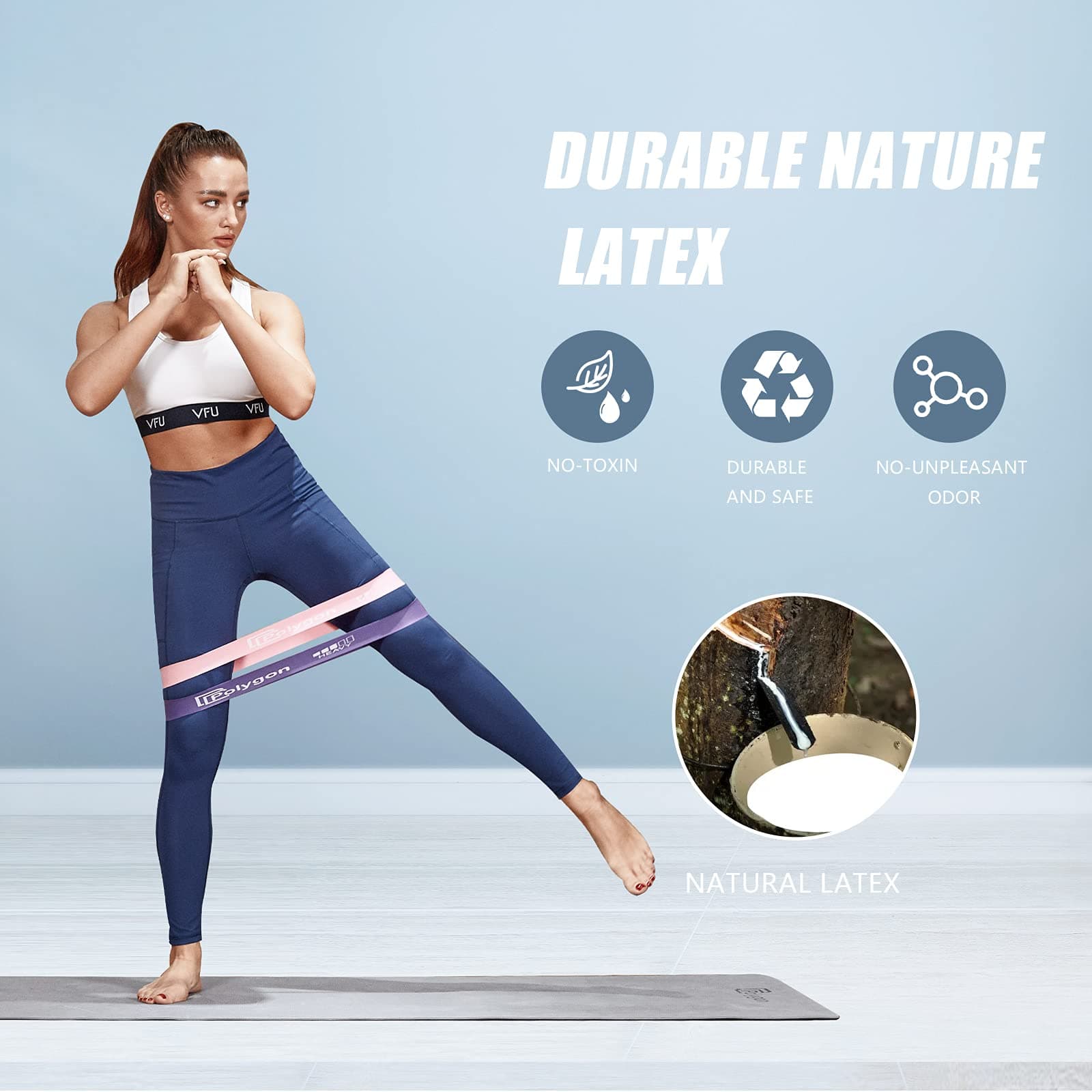 Polygon Resistance Loop Exercise Bands – Bild 5