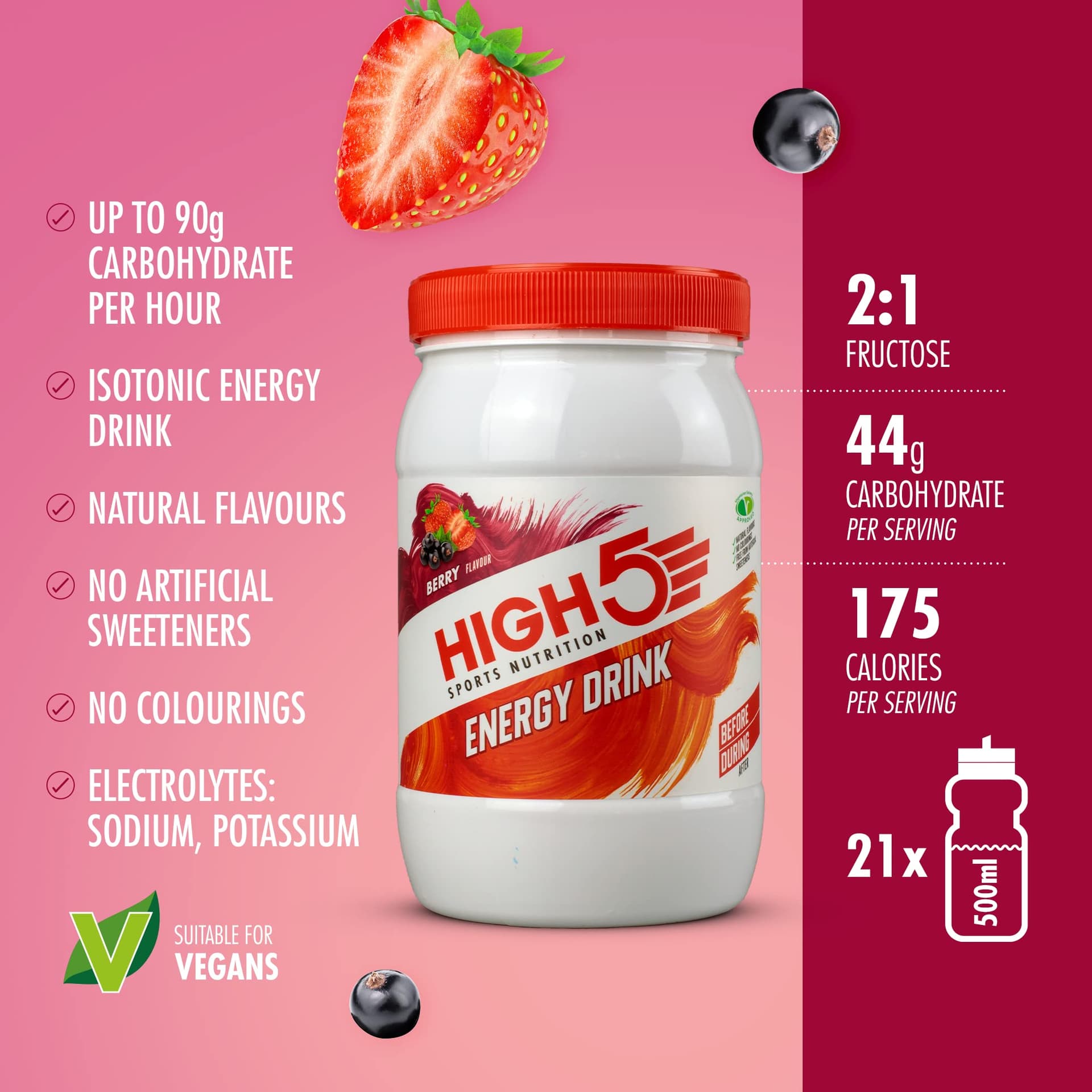 HIGH5 Energy Drink – Bild 2