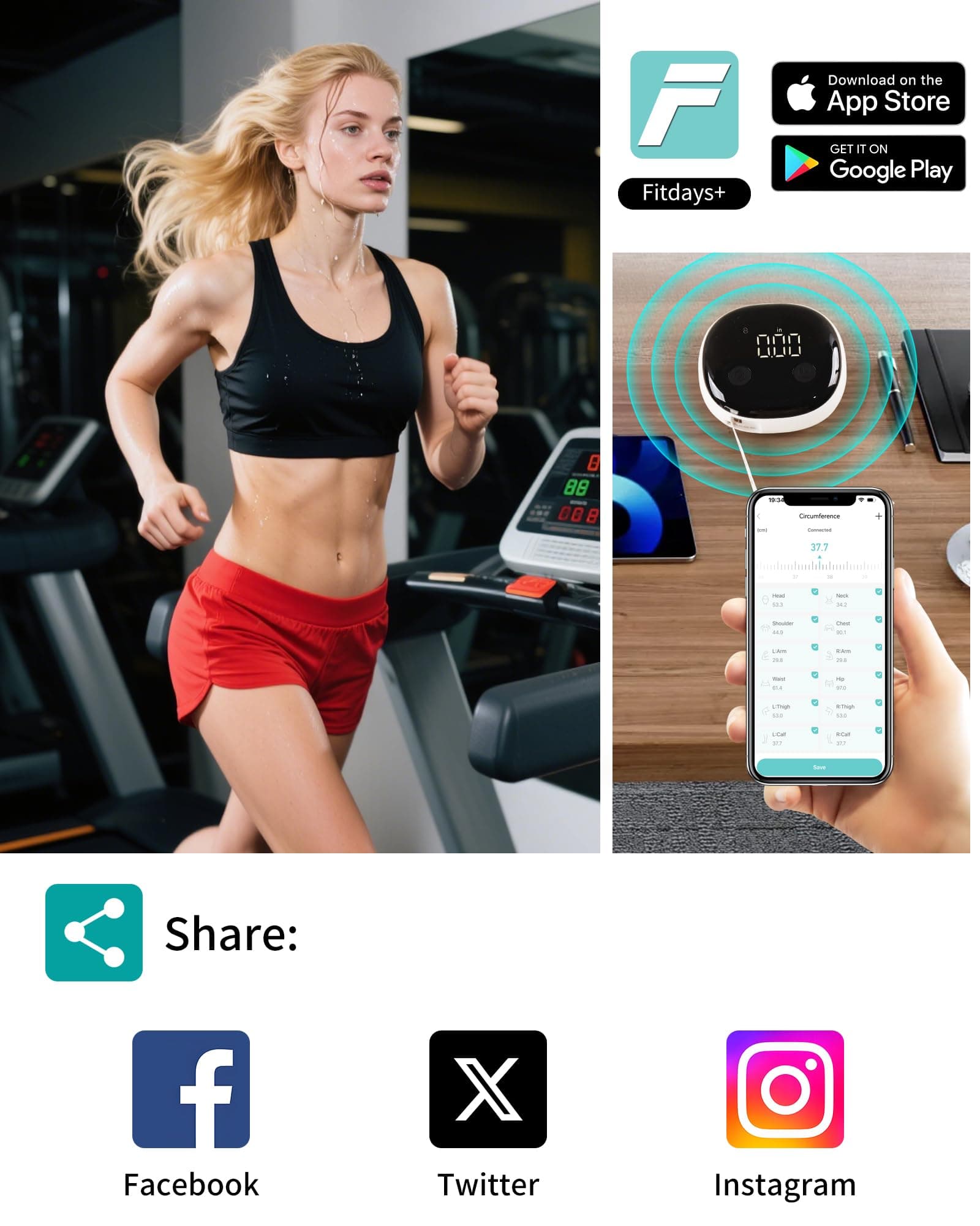 Gdncbm Smart Body Measuring Tape – Bild 5