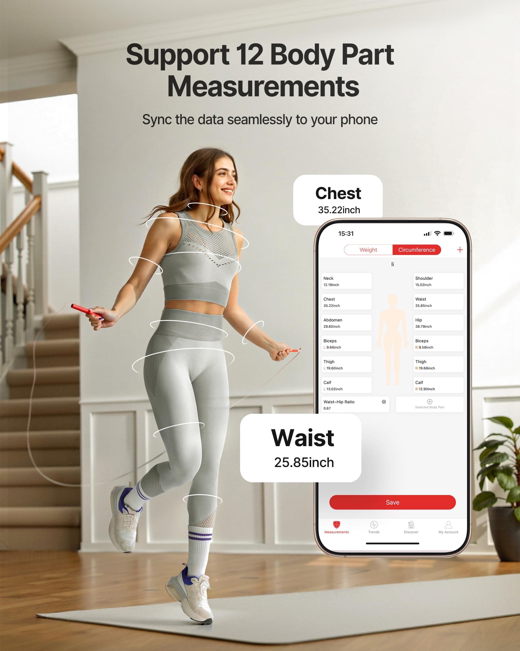 FITINDEX Body Measuring Tape – Bild 2