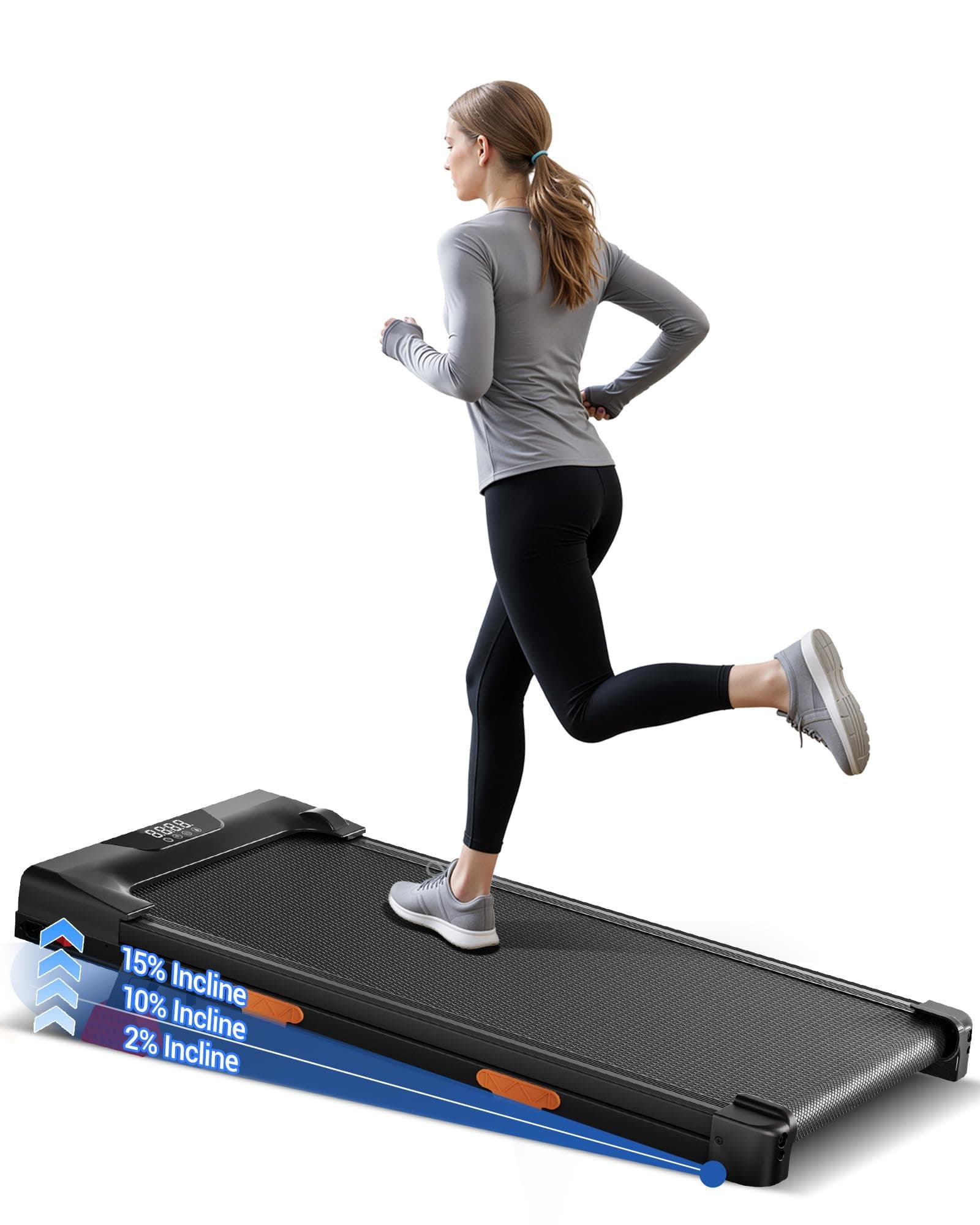 UMAY Walking Pad mit Steigung 15%