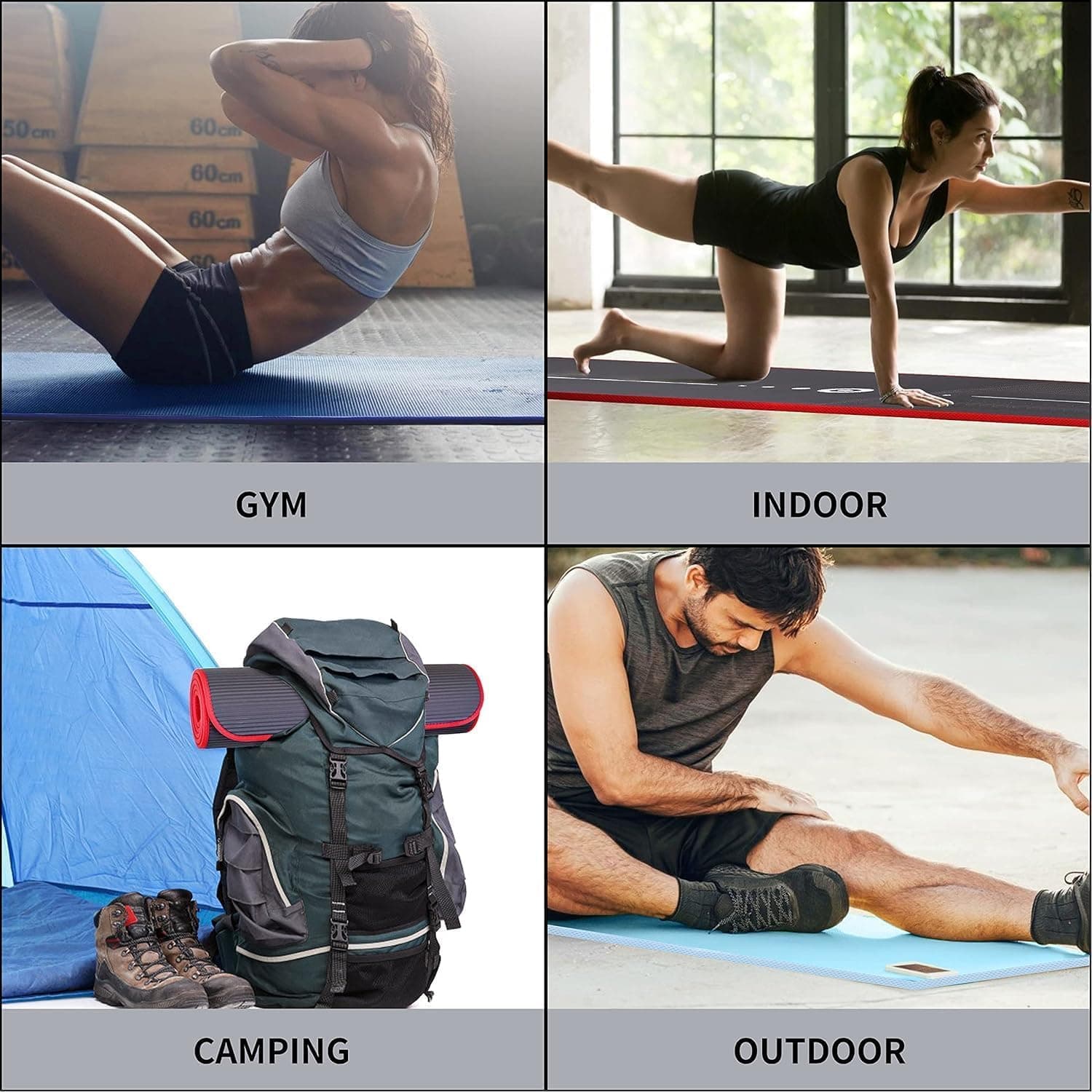 PROIRON Tapis de Yoga Epais 10MM – Bild 7