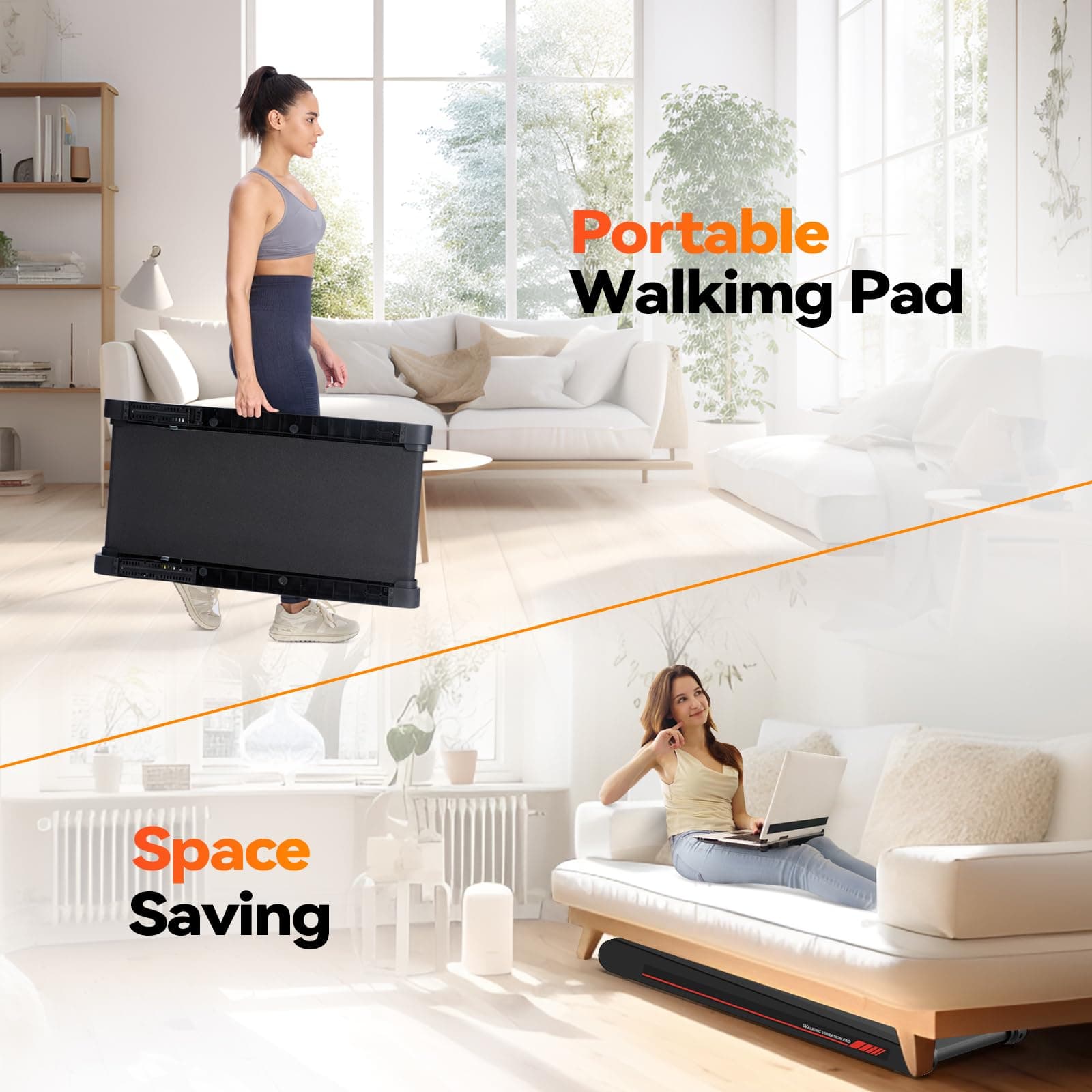 Sperax 4 in 1 Walking Vibration Pad Vibration 0.3-6km/h für – Bild 5